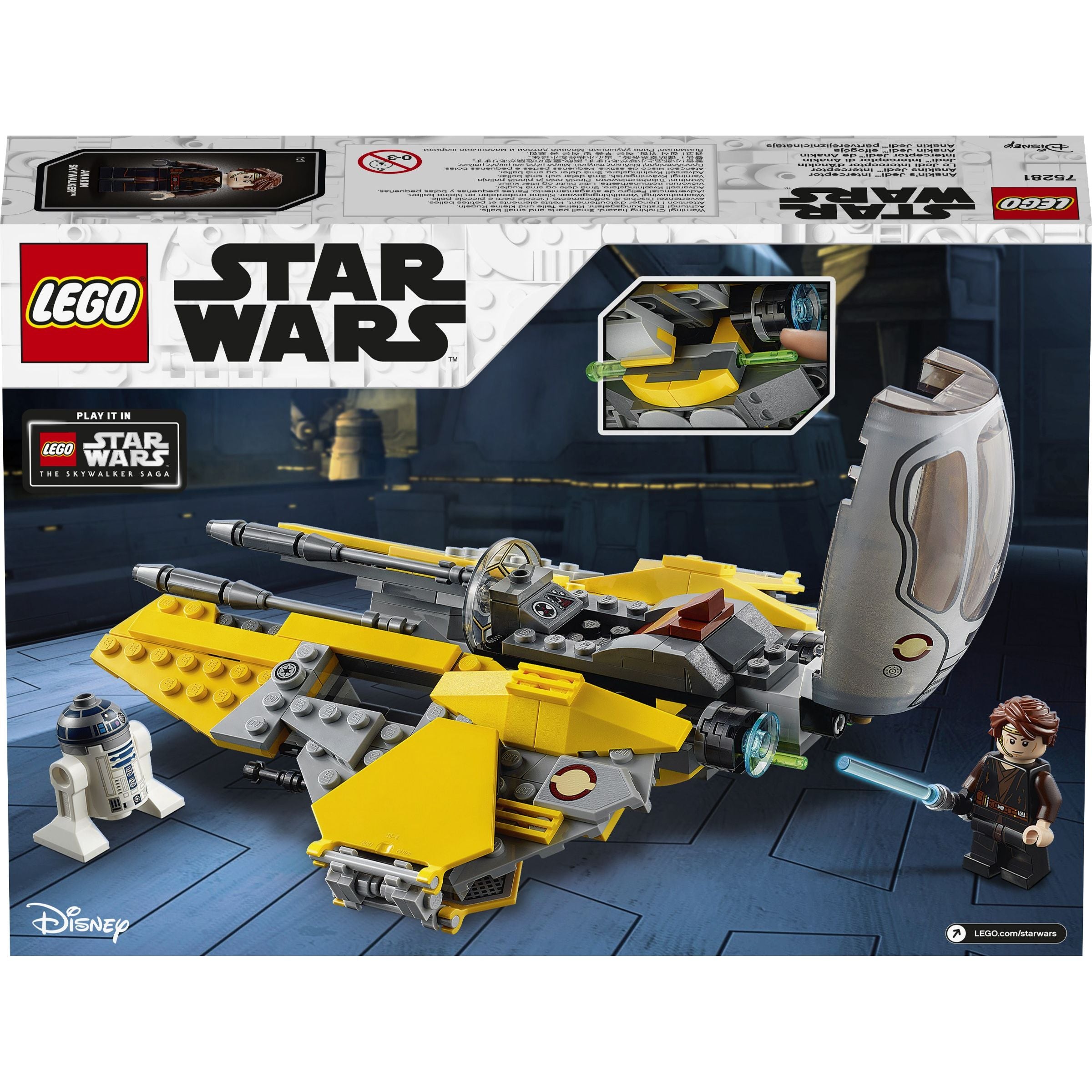 LEGO Star Wars Anakins Jedi Interceptor 75281