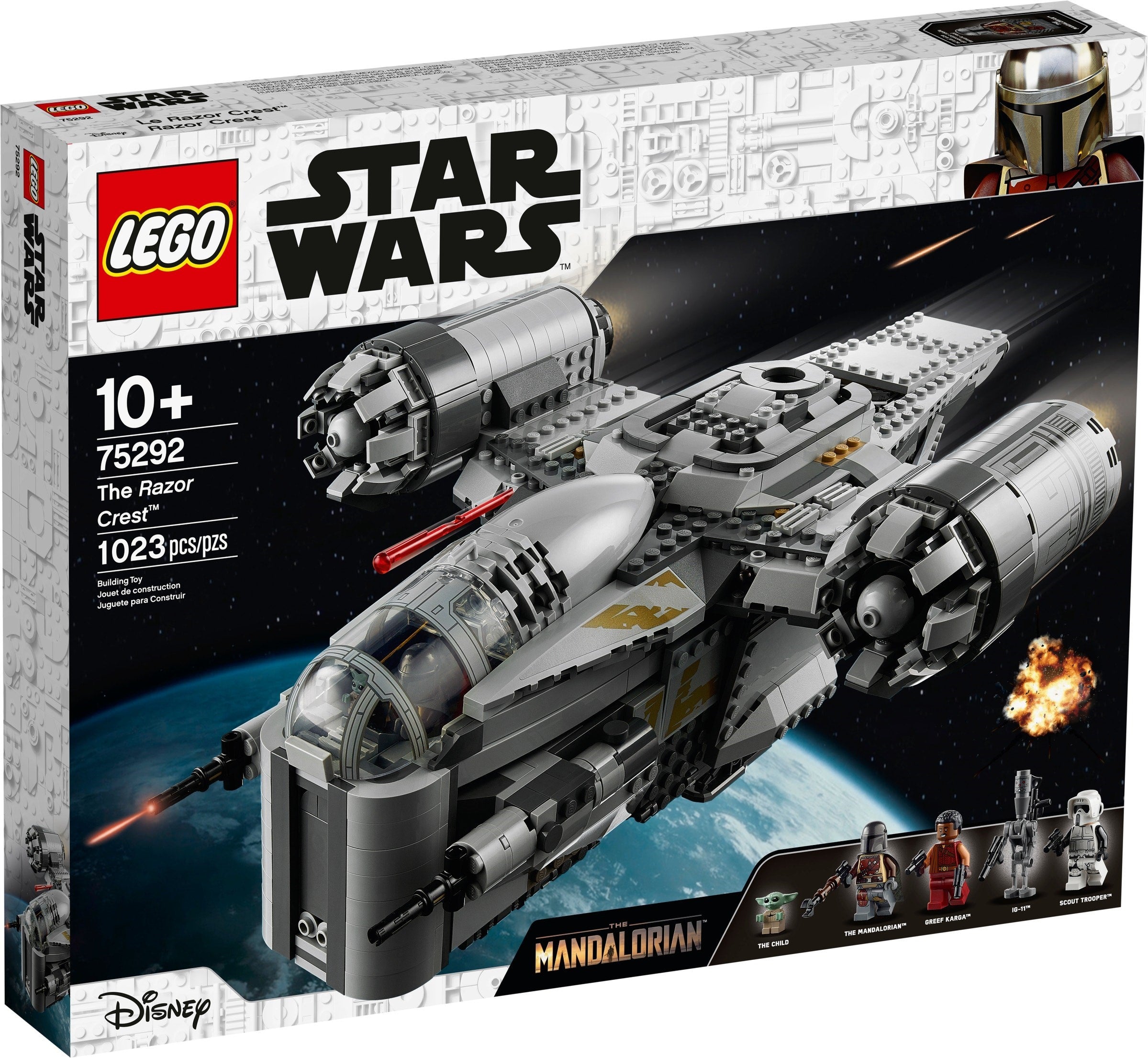 LEGO Star Wars The Mandalorian Transporter des Kopfgeldjägers 75292