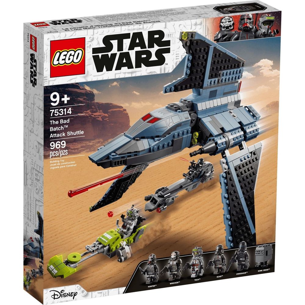 Navette d'attaque LEGO Star Wars de The Bad Batch 75314