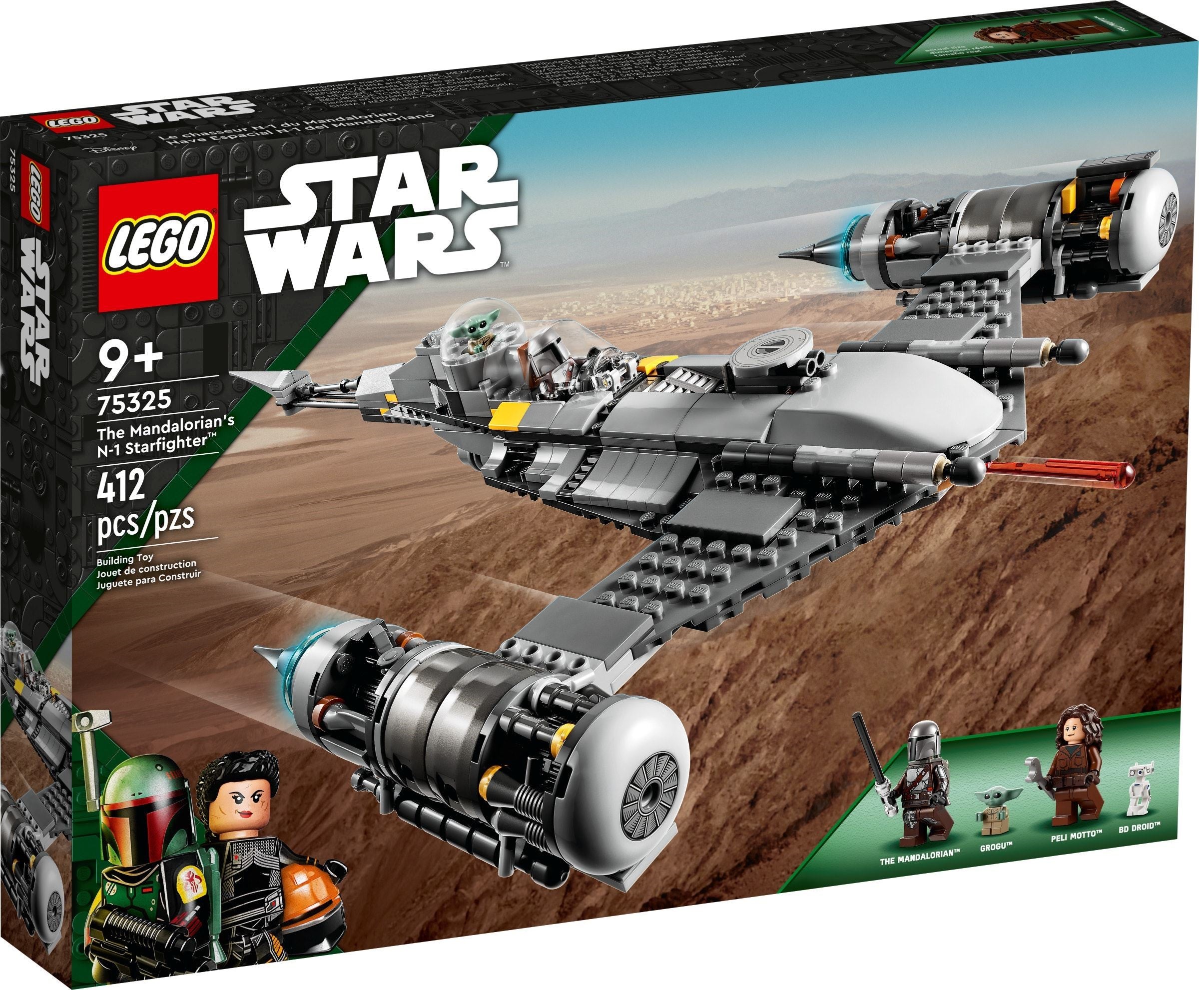 <transcy>LEGO Star Wars L'avion de combat N-1 Mandalorian 75325</transcy>