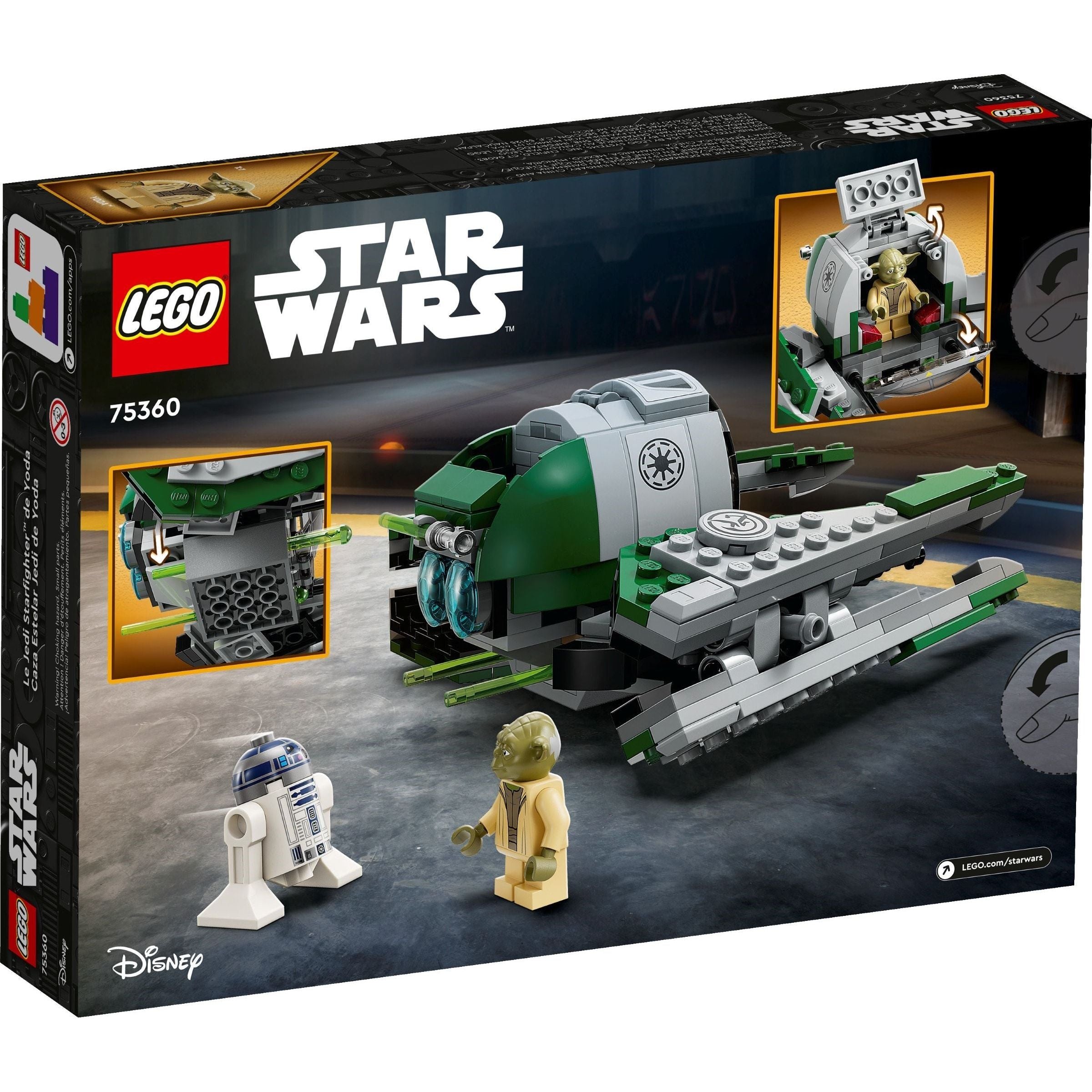 LEGO Star Wars Yodas Jedi Starfighter 75360