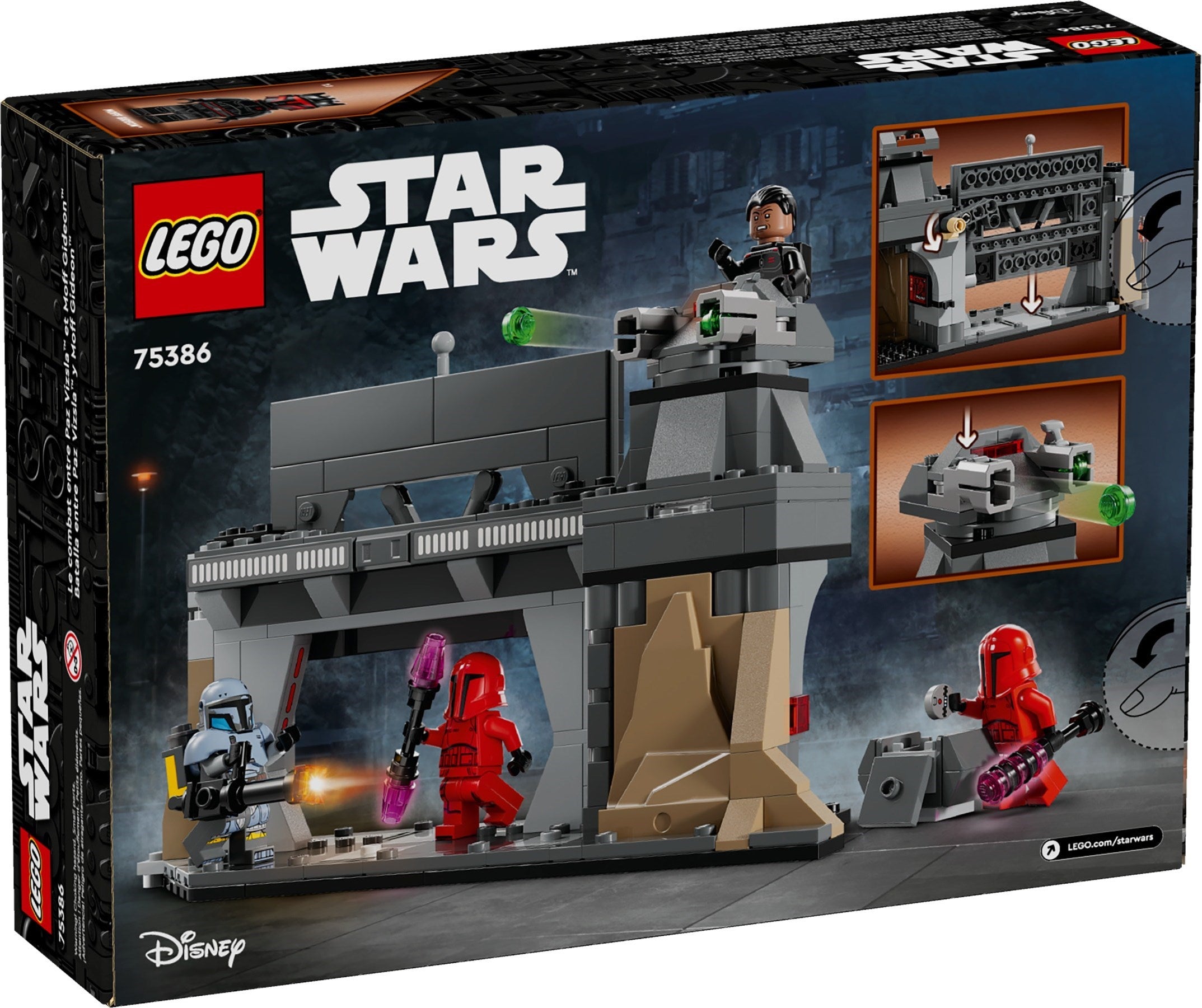 LEGO Star Wars Duell zwischen Paz Vizsla und Moff Gideon 75386