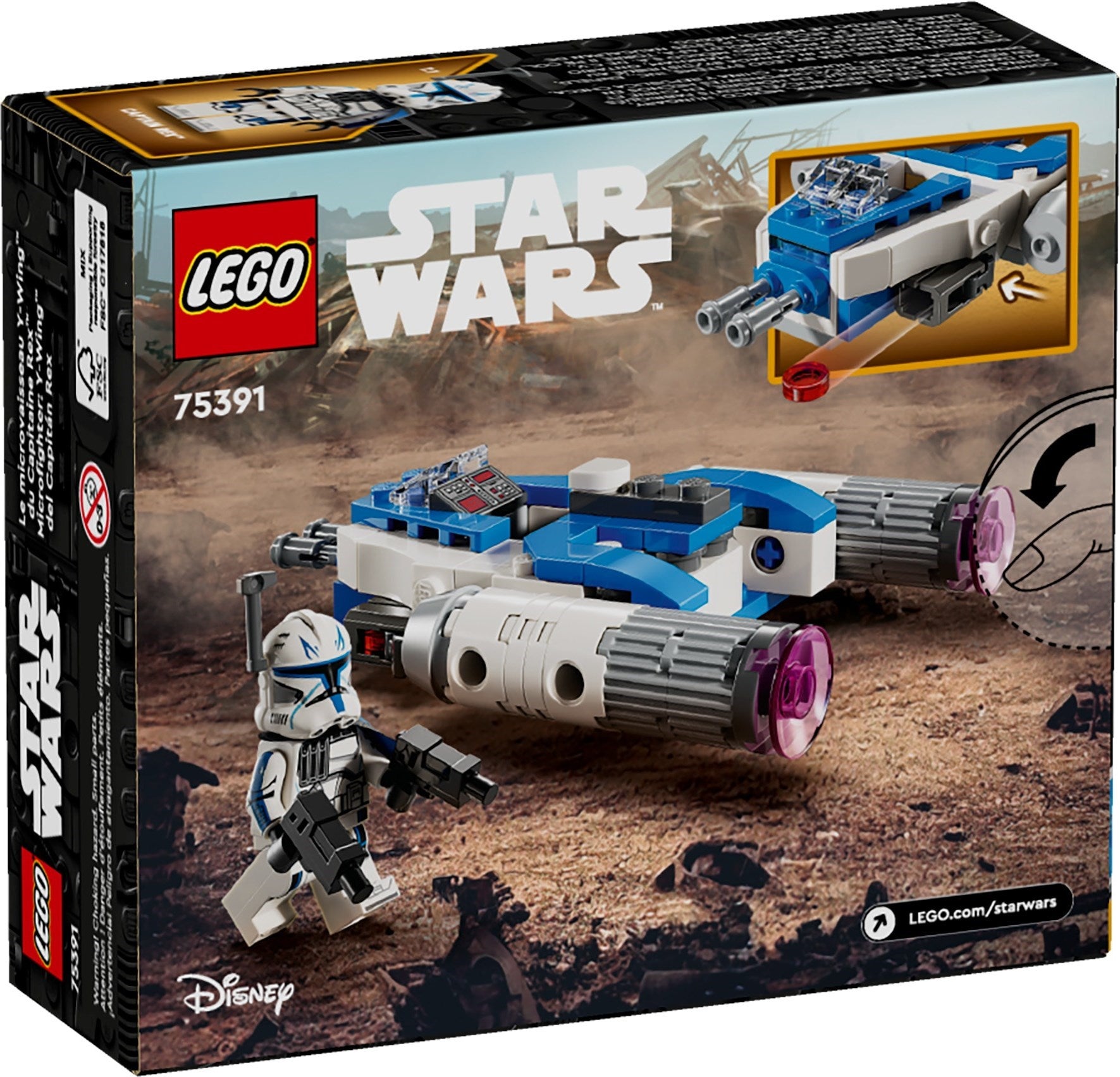 LEGO Star Wars Captain Rex Y-Wing Microfighter 75391