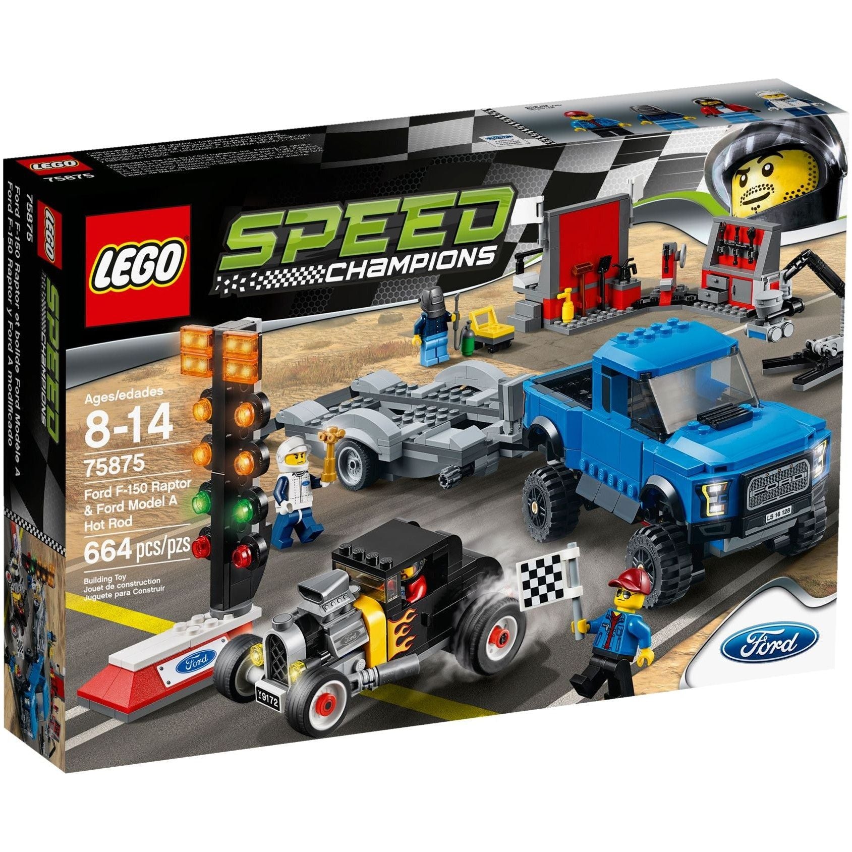 LEGO Speed Champions Ford F-150 RaptorFord Model A Hot Rod 75875