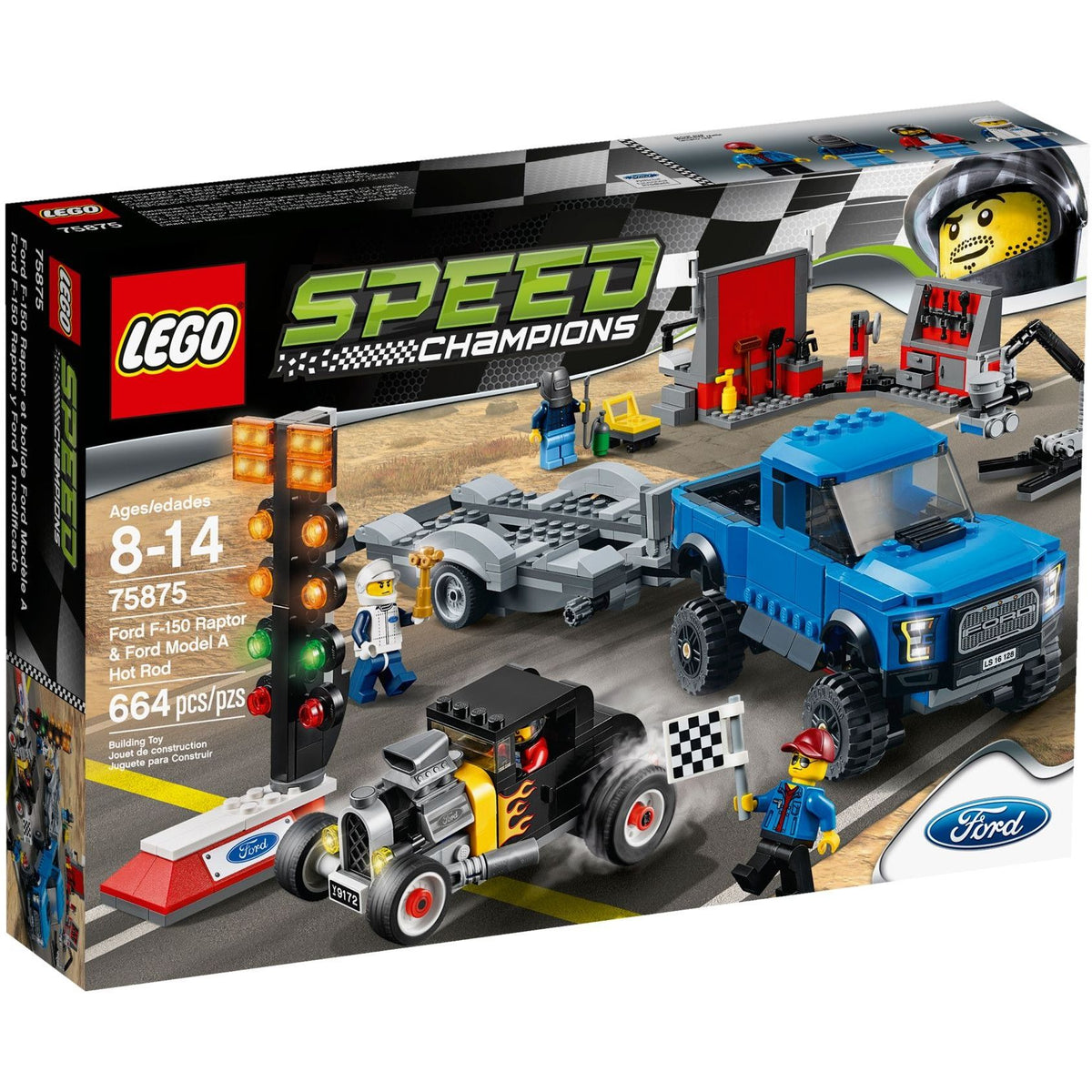 LEGO Speed Champions Ford F-150 RaptorFord Model A Hot Rod 75875