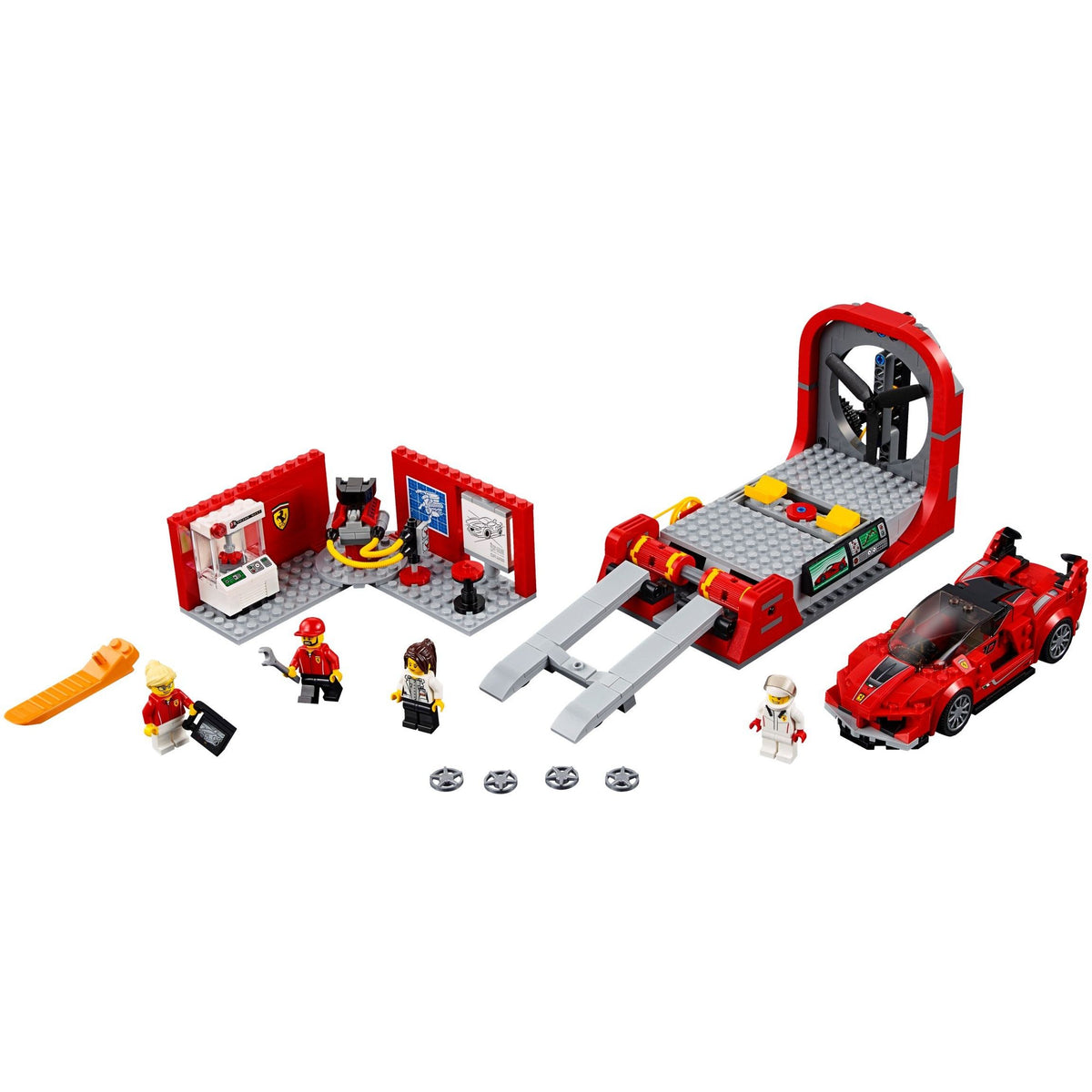 LEGO Speed Champions Ferrari FXX K Entwicklungszentrum 75882