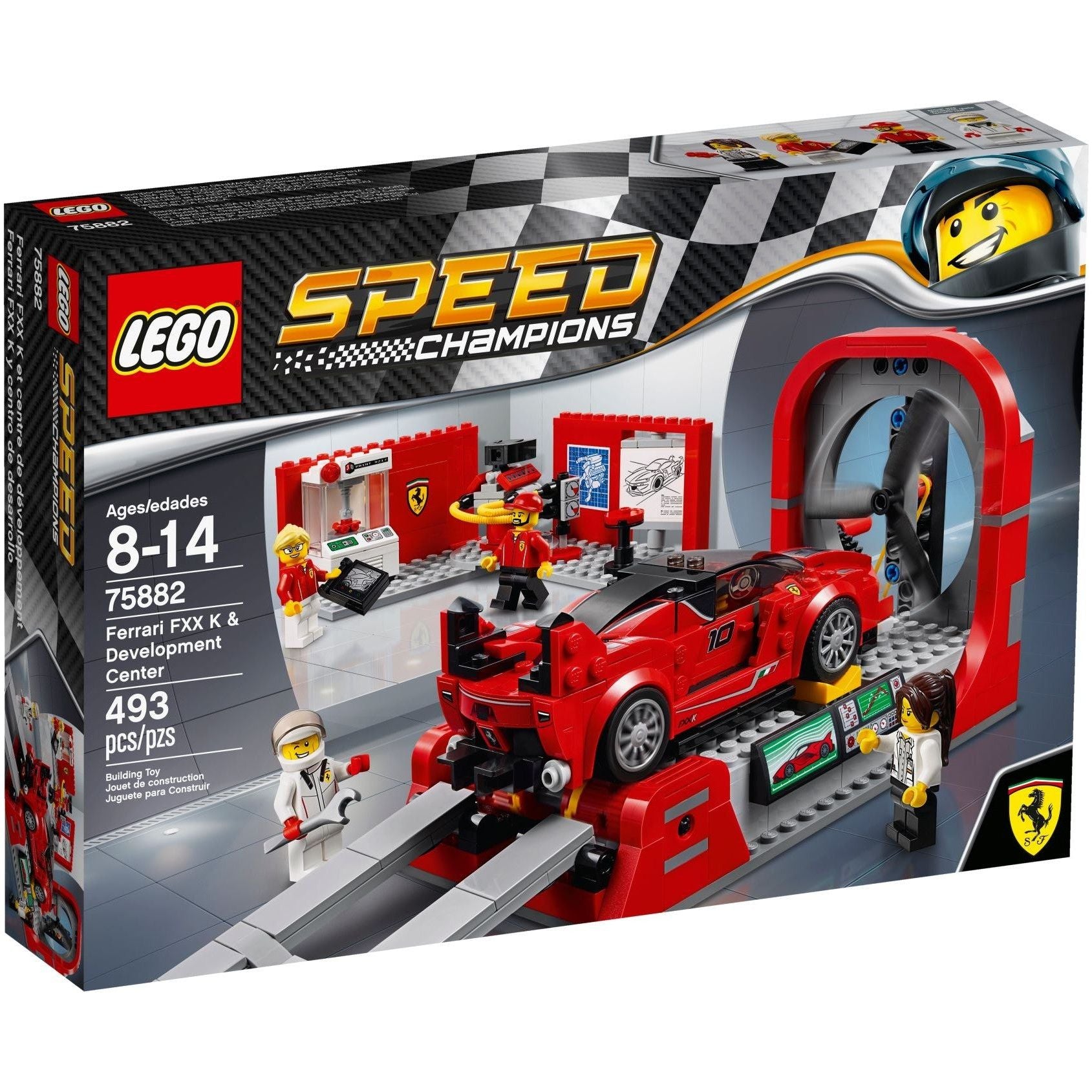 LEGO Speed Champions Ferrari FXX K Entwicklungszentrum 75882