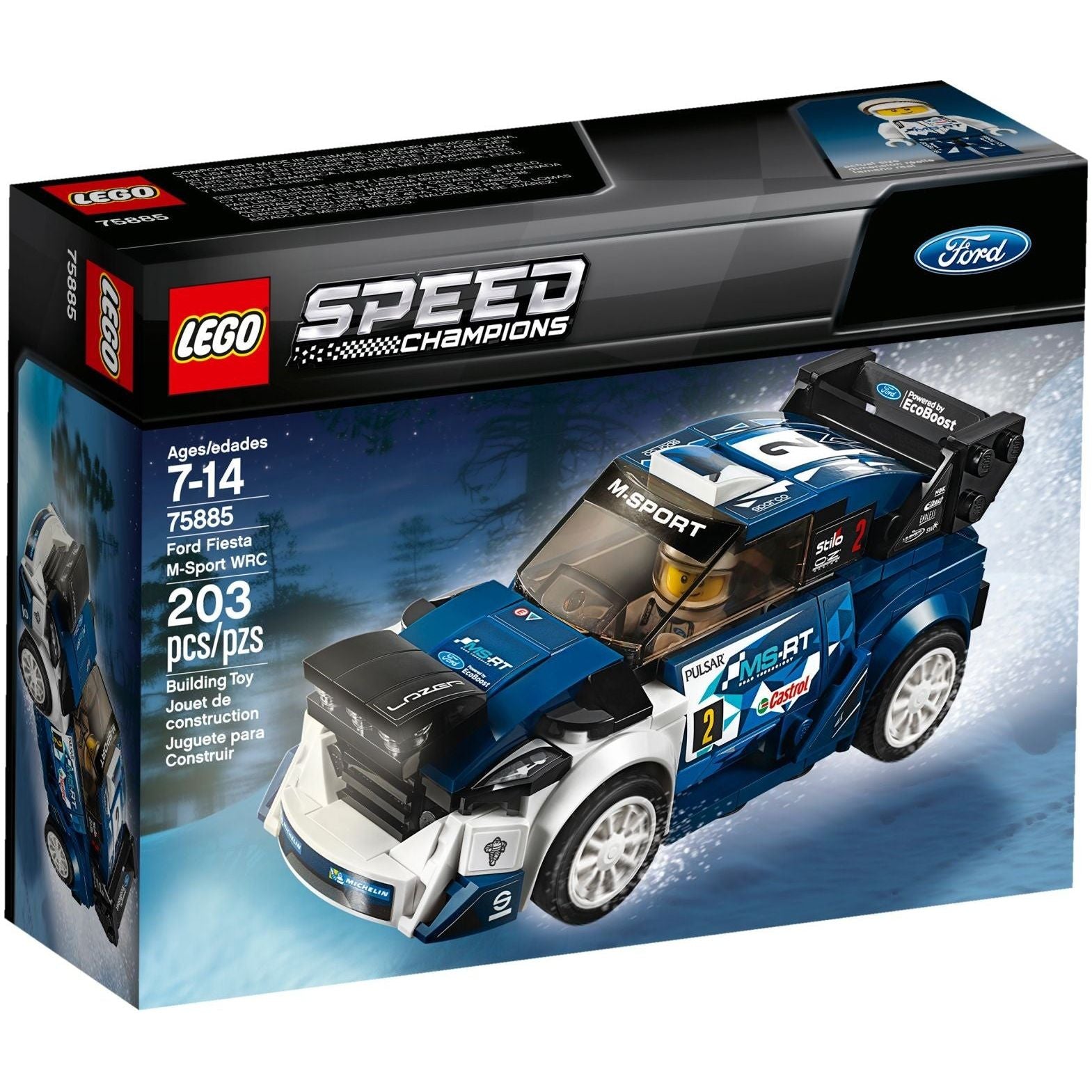 LEGO Speed Champions Ford Fiesta M-Sport WRC 75885