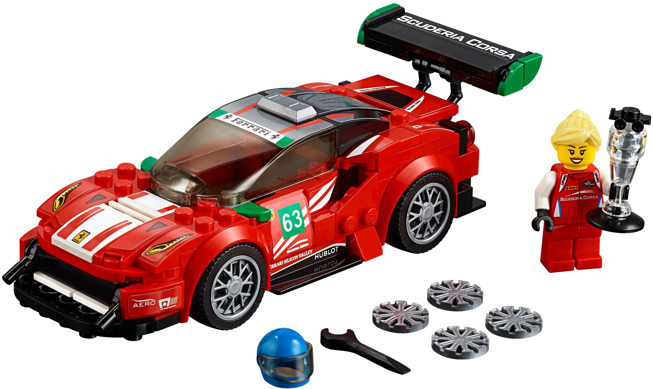 LEGO Speed Champions Ferrari 488 GT3 Scuderia Corsa 75886