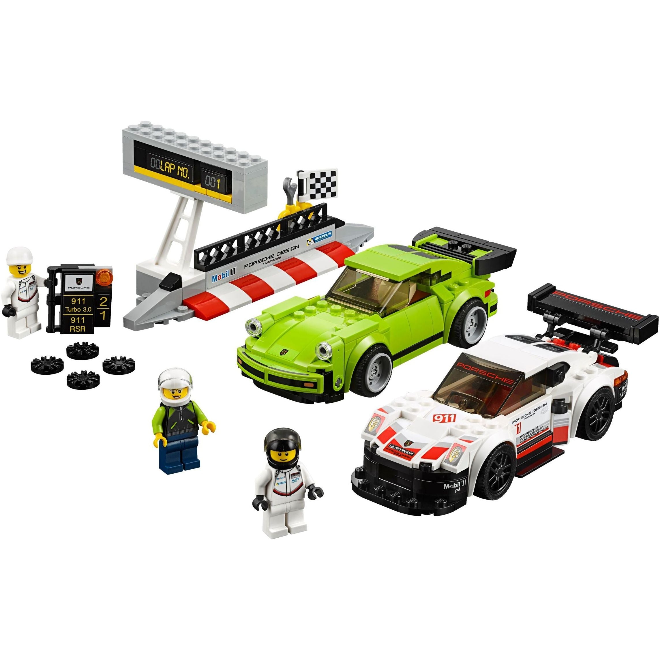 LEGO Speed Champions Porsche 911 RSR und 911 Turbo 3.0 75888
