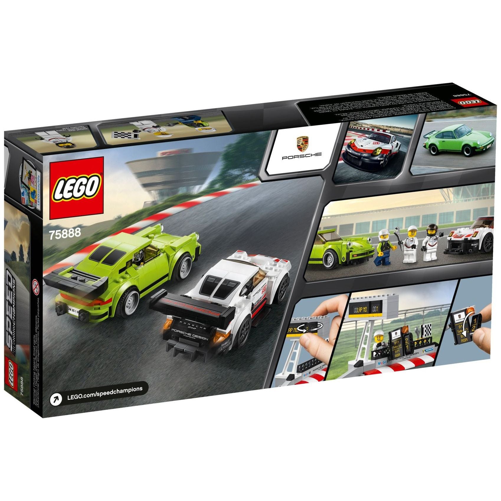 LEGO Speed Champions Porsche 911 RSR und 911 Turbo 3.0 75888