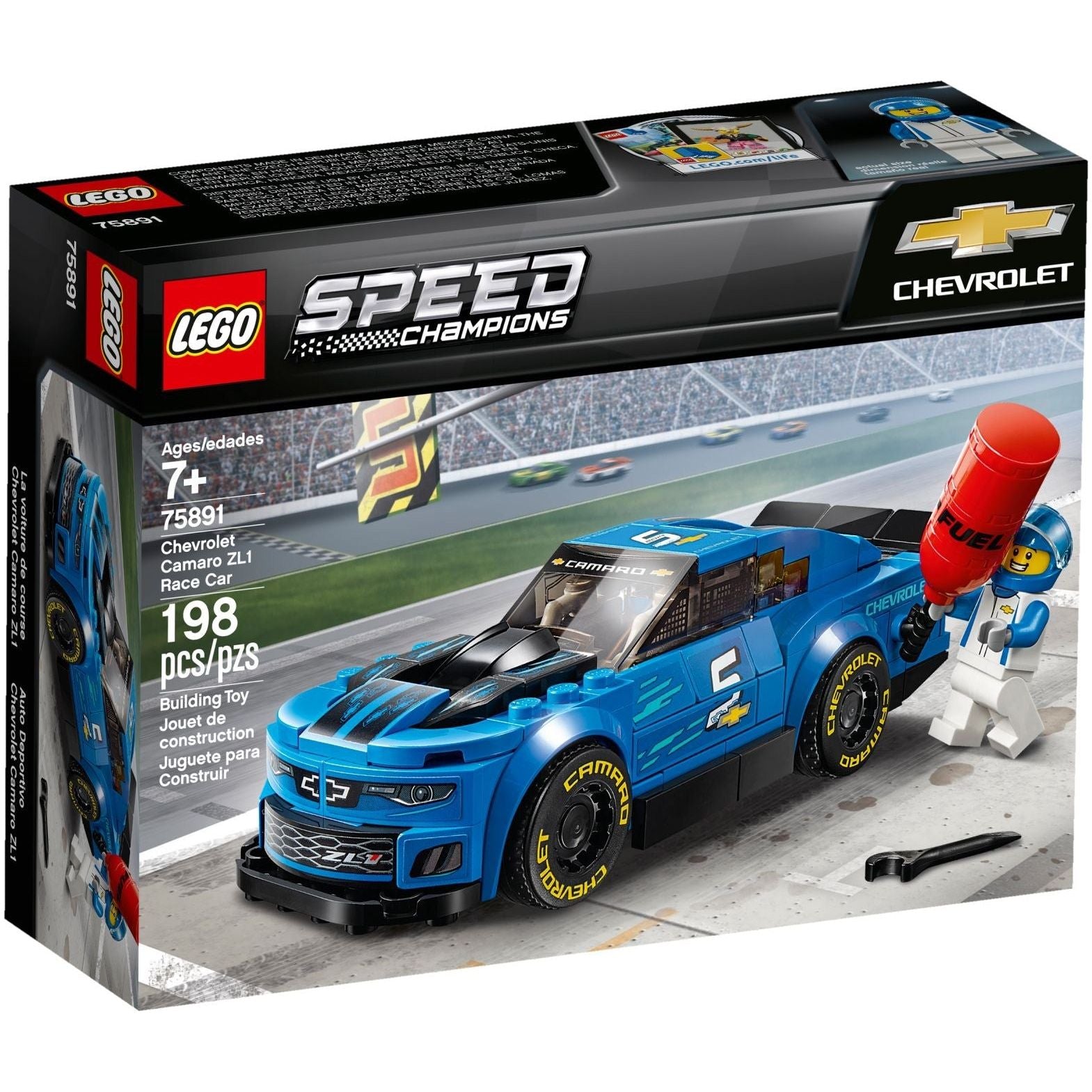 Voiture de course LEGO Speed Champions Chevrolet Camaro ZL1 75891