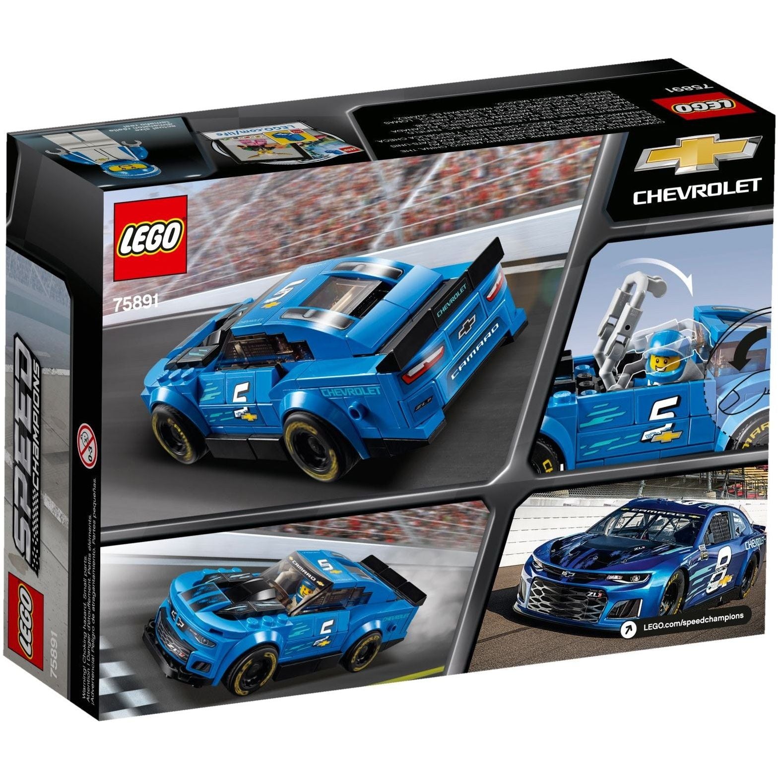 Voiture de course LEGO Speed Champions Chevrolet Camaro ZL1 75891
