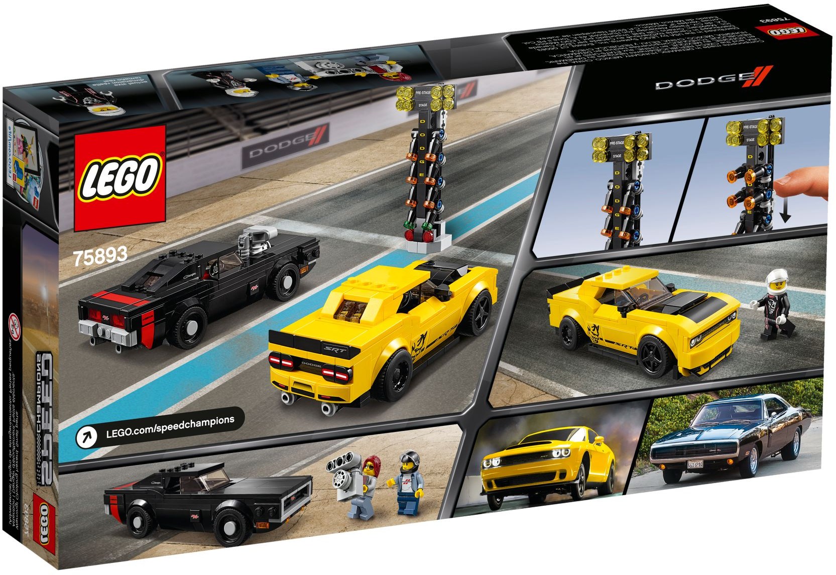 LEGO Speed Champions 2018 Dodge Challenger & 1970 Dodge Charger 75893