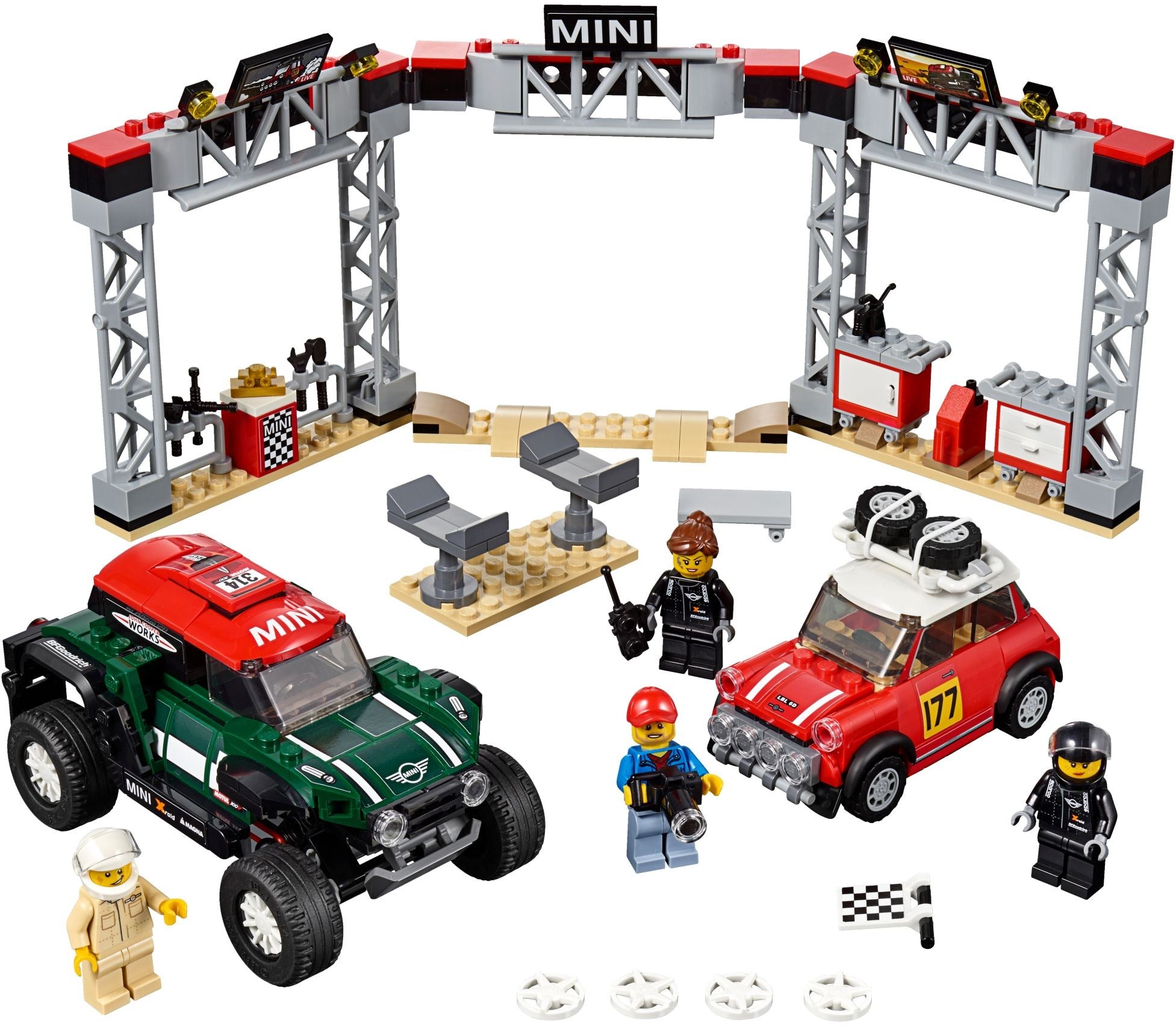LEGO Speed Champions Rallyeauto 1967 Mini Cooper S und Buggy 2018 75894