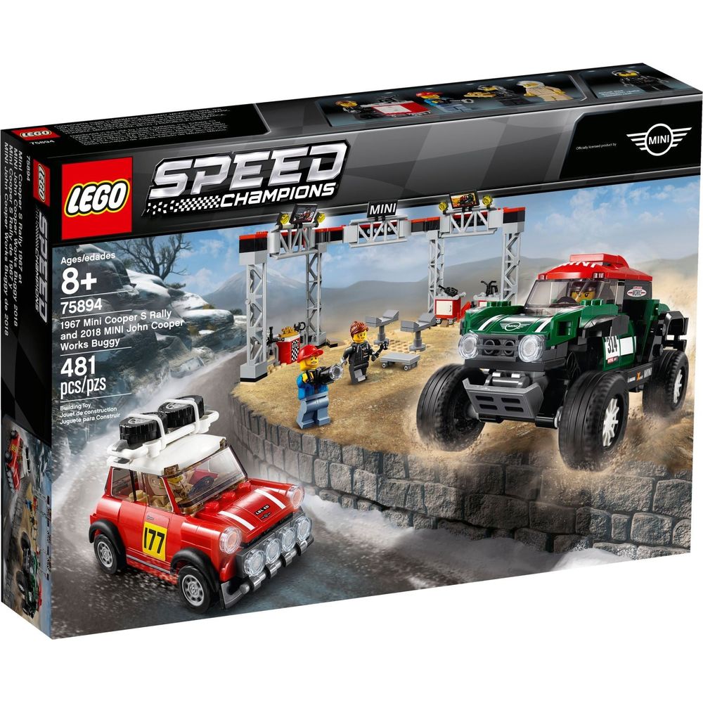 LEGO Speed Champions Rallyeauto 1967 Mini Cooper S und Buggy 2018 75894