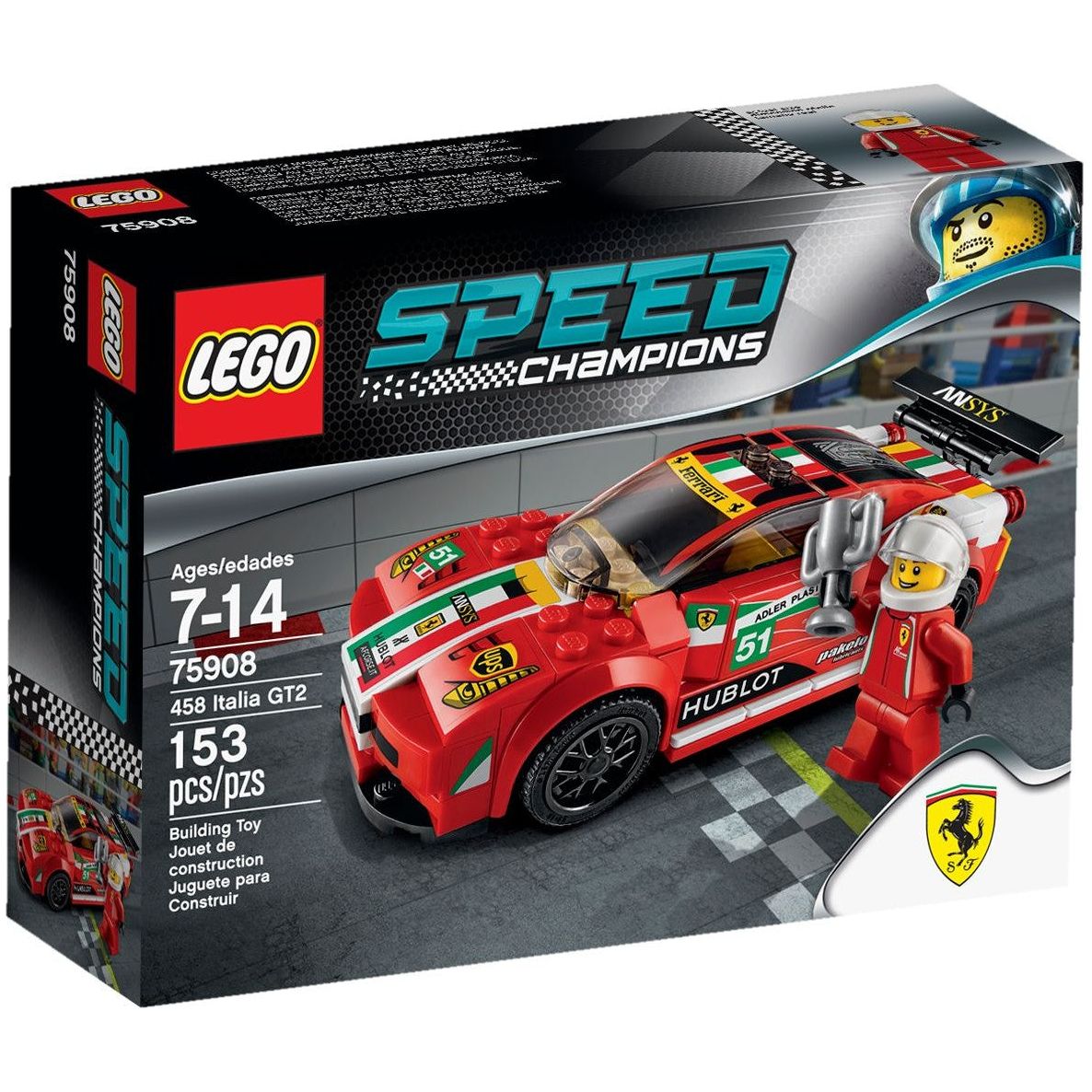 LEGO Speed Champions 458 Italia GT2 75908