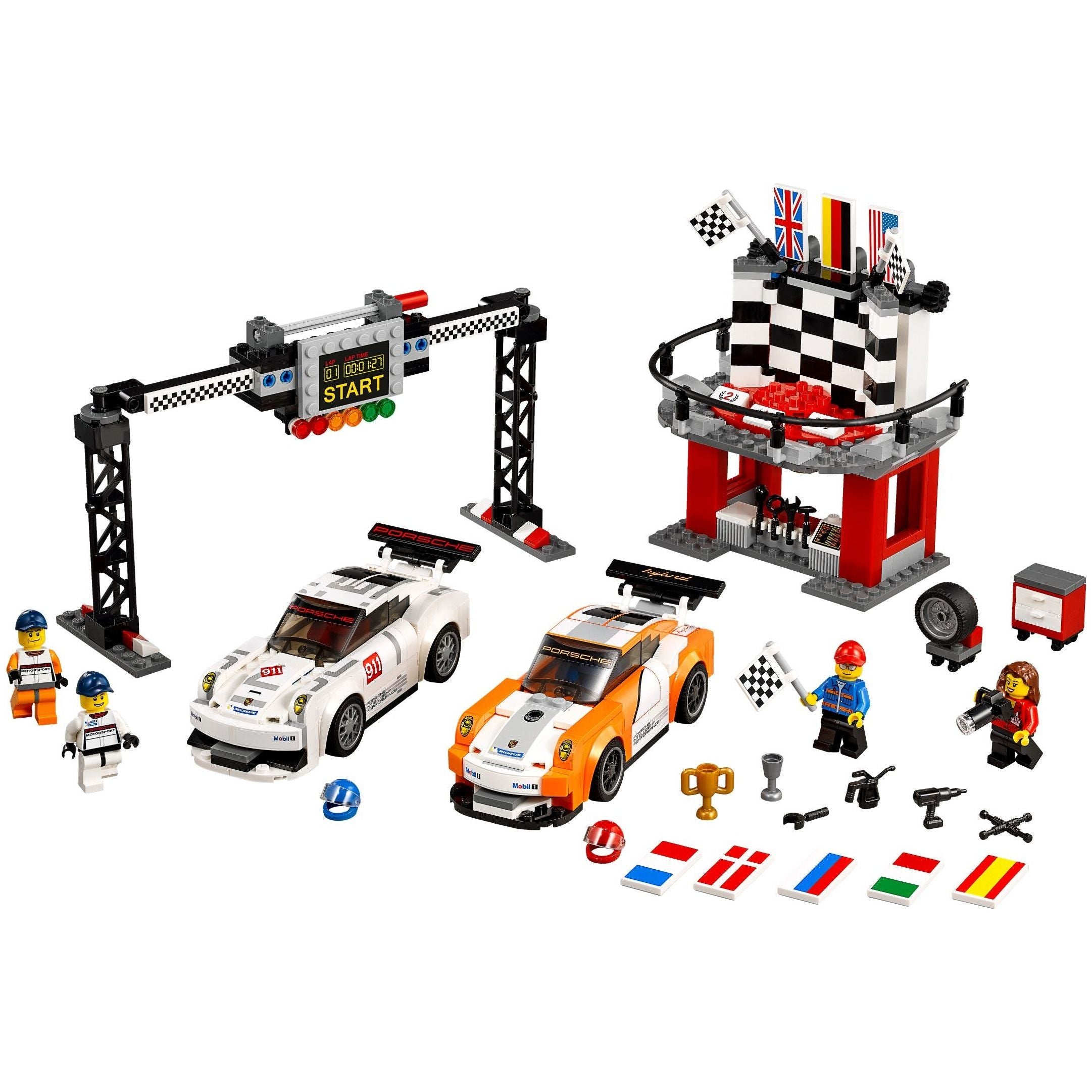 LEGO Speed Champions Porsche 911 GT Ziellinie 75912