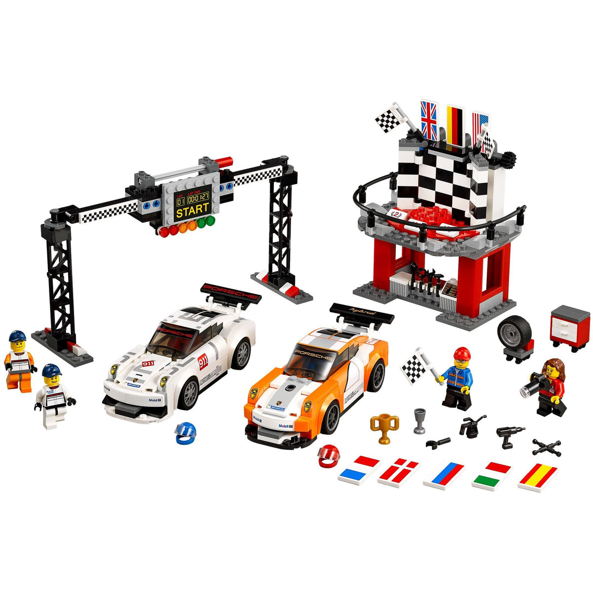 LEGO Speed Champions Porsche 911 GT Ziellinie 75912
