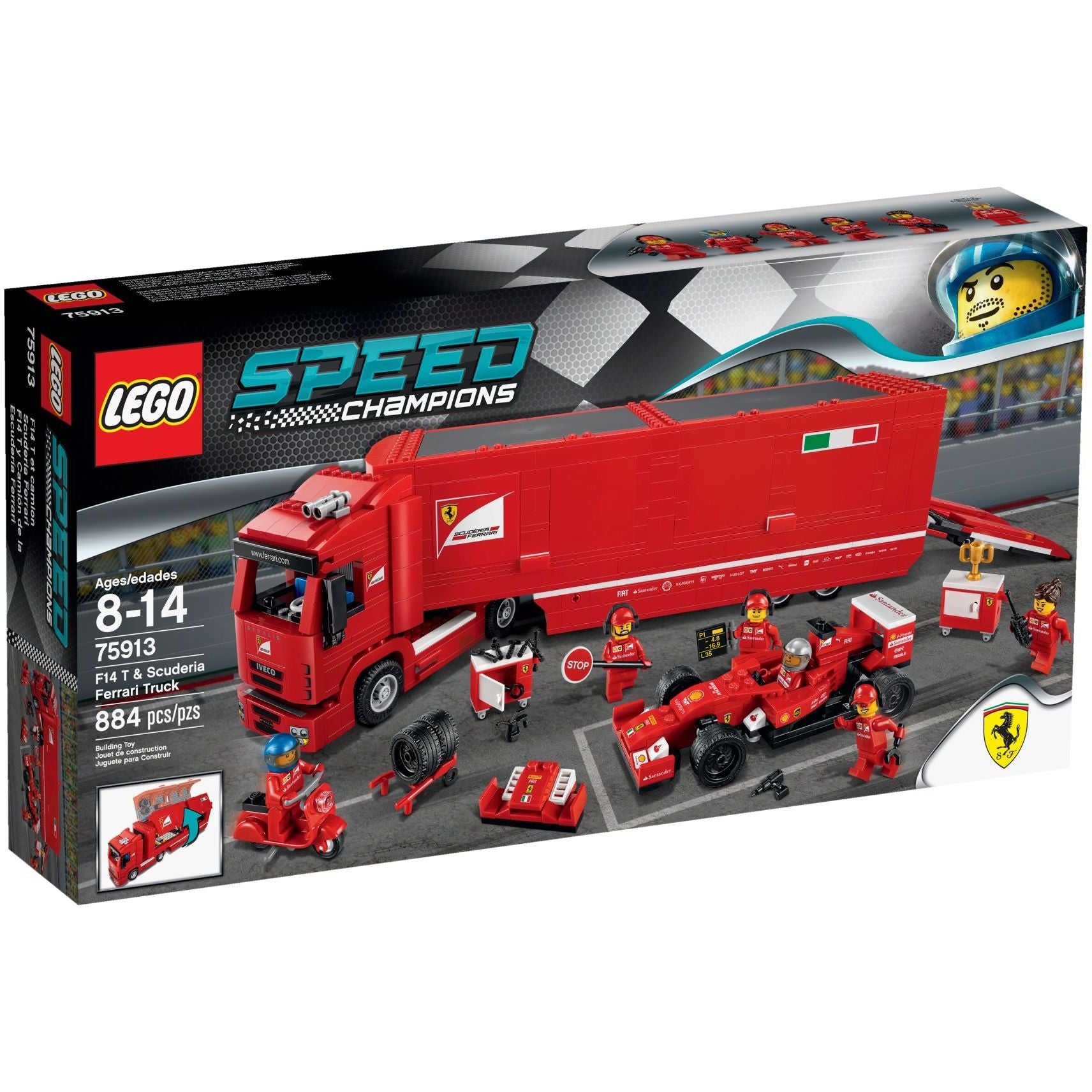 LEGO Speed Champions F14 T & ScuderiaFerrari Truck 75913