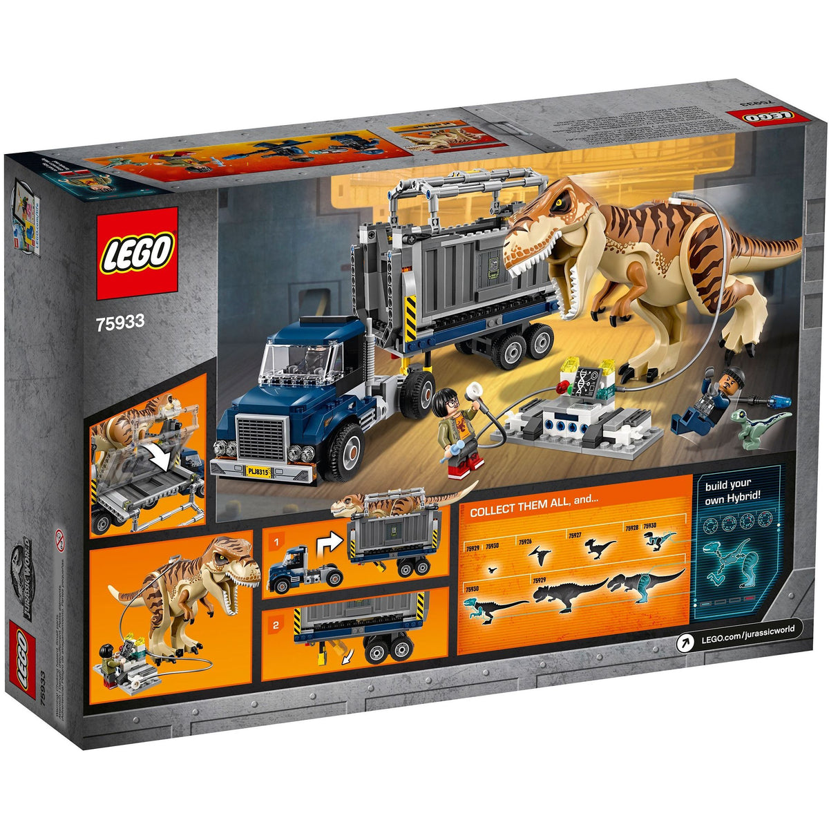 LEGO Jurassic World T-Rex Transport 75933