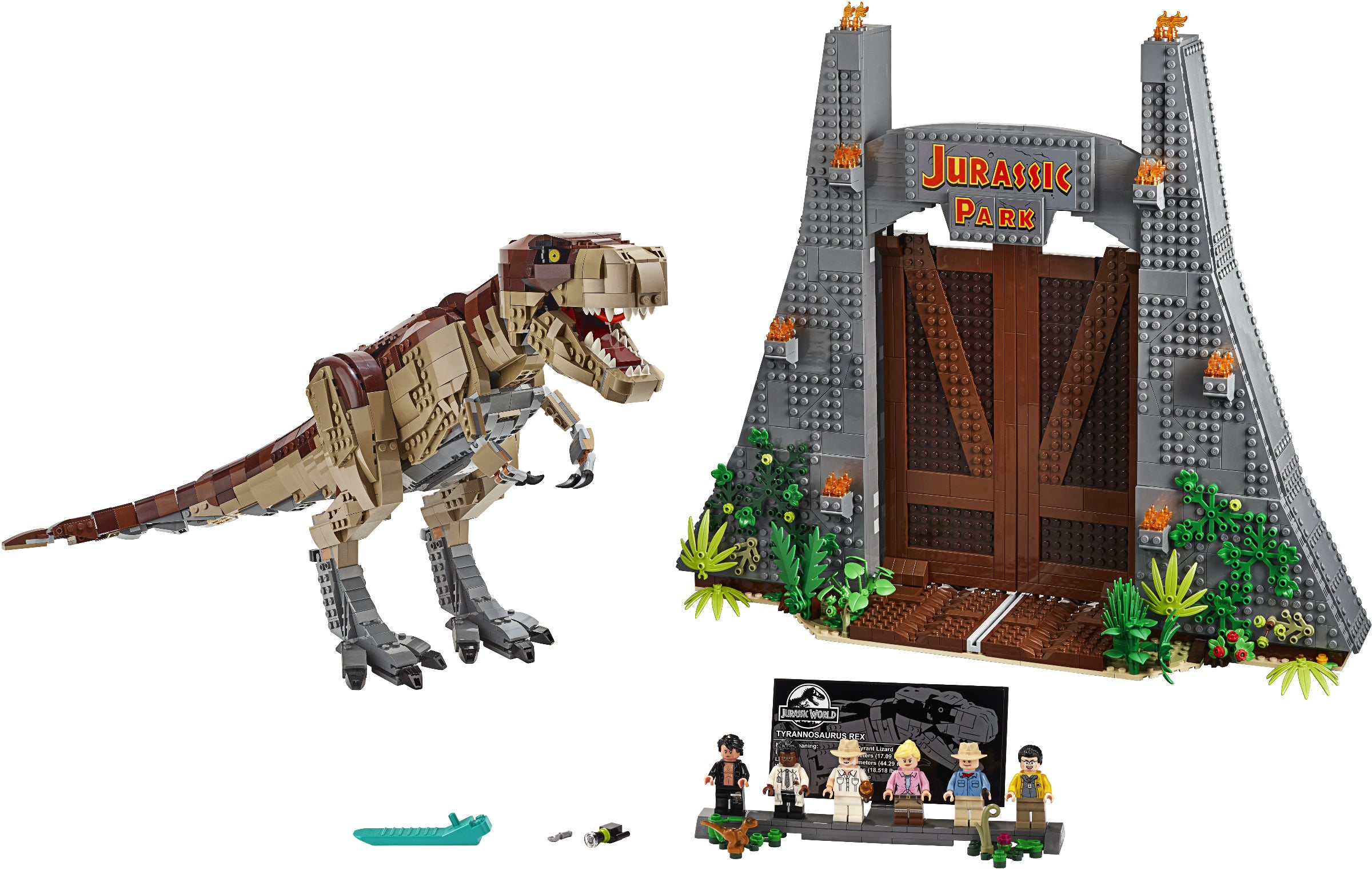 LEGO Jurassic World Jurassic Park: T. Rex' Verwüstung 75936