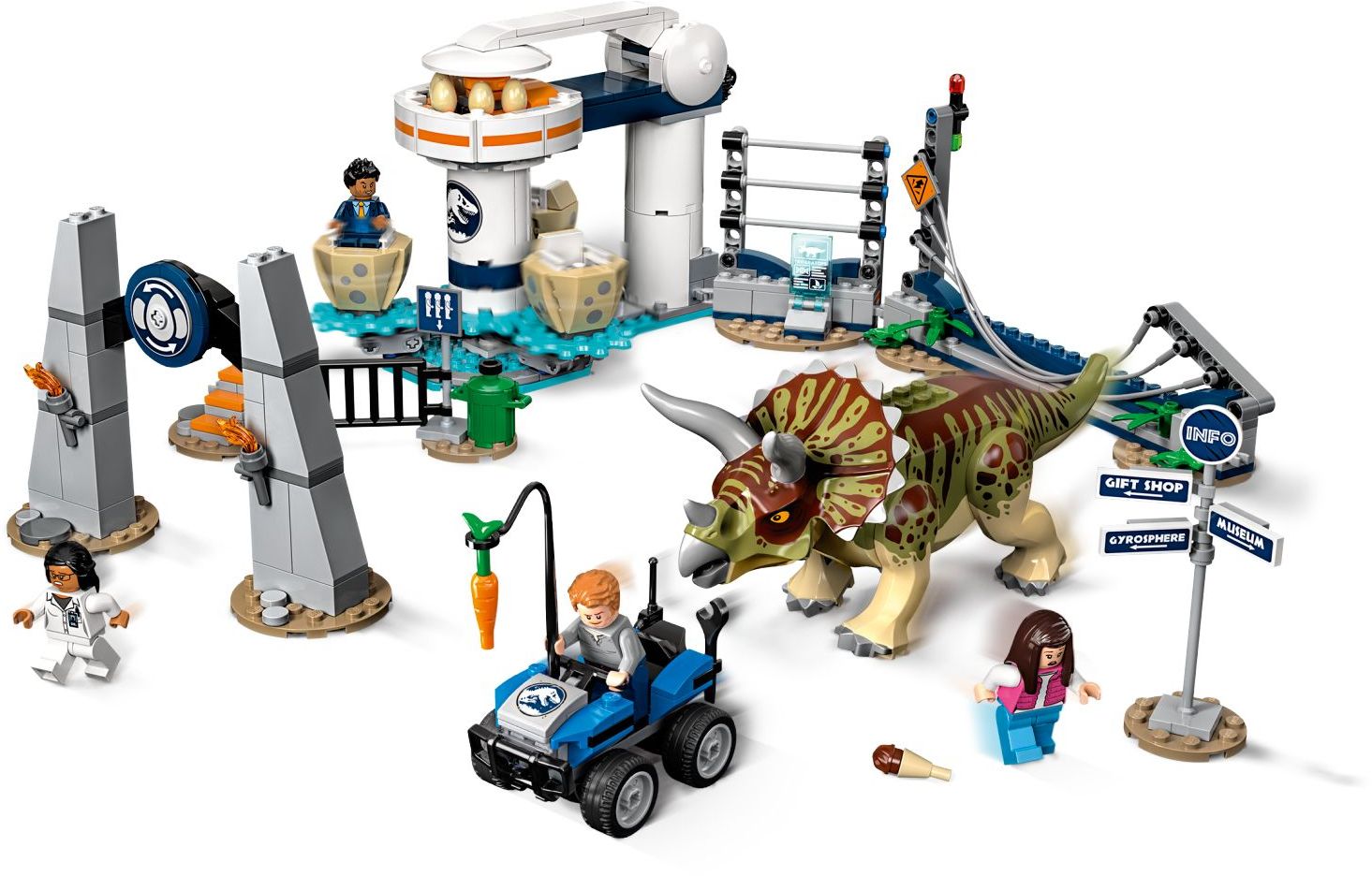 LEGO Jurassic World Triceratops-Randale 75937