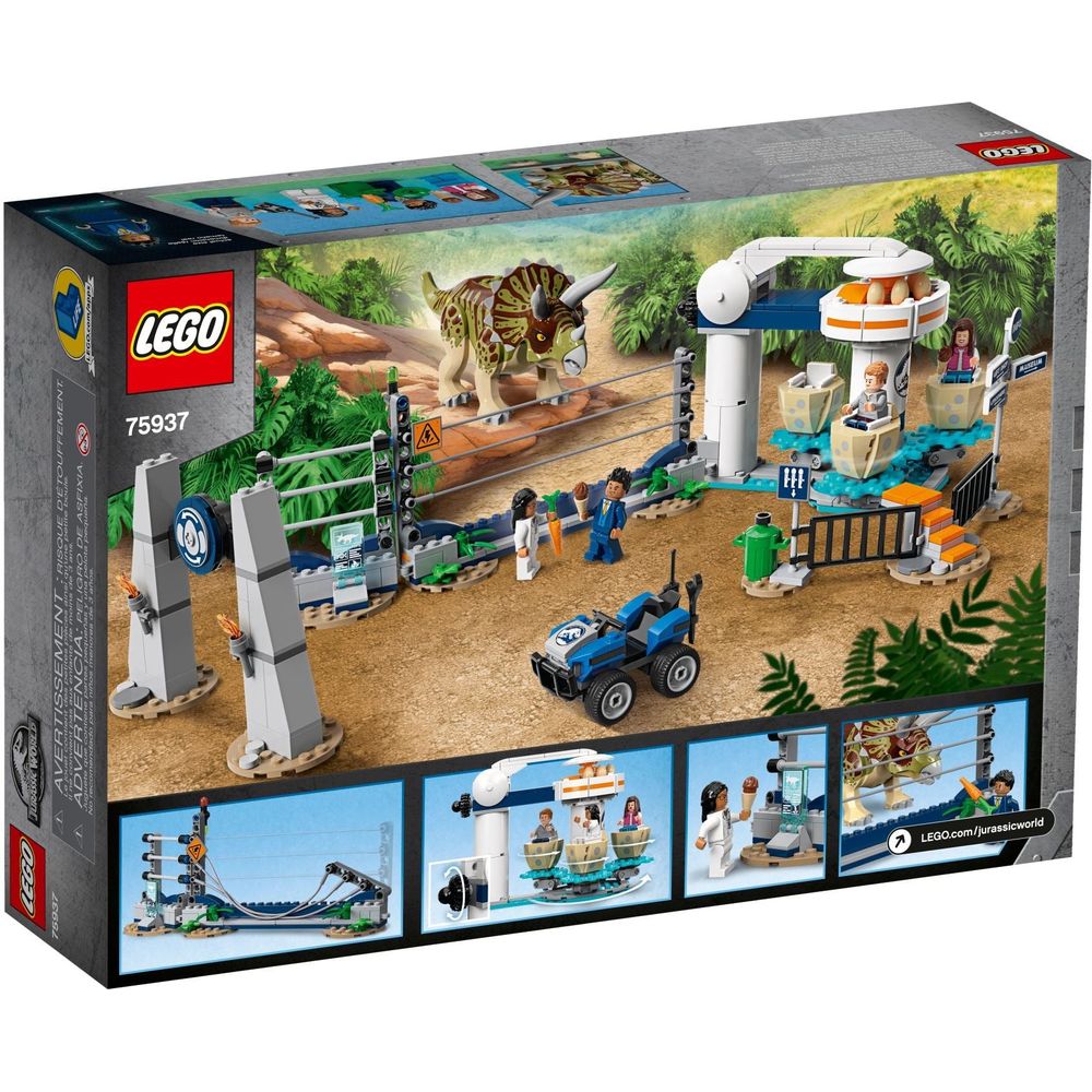 LEGO Jurassic World Triceratops Rampage 75937