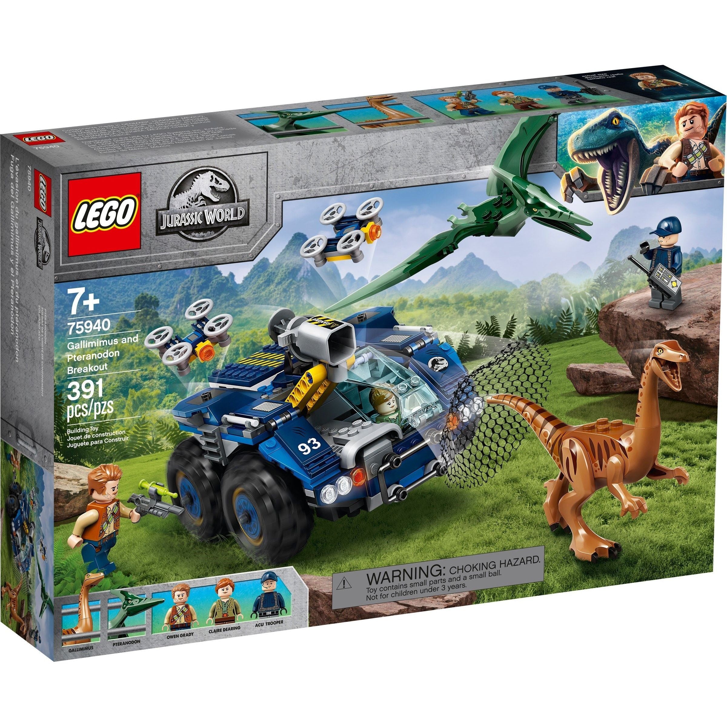 L'épidémie de Gallimimus / Ptéranodon LEGO® Jurassic World 75940