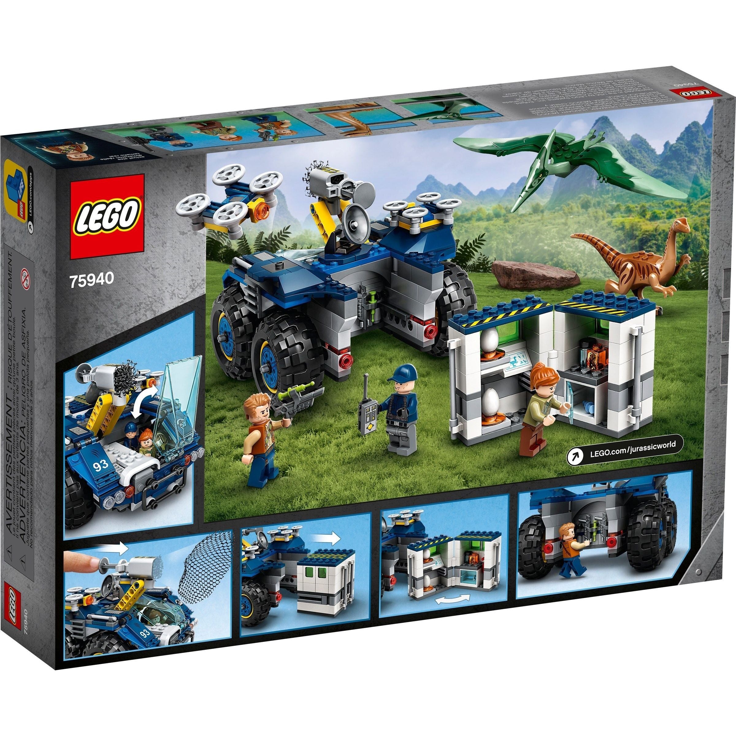 L'épidémie de Gallimimus / Ptéranodon LEGO® Jurassic World 75940