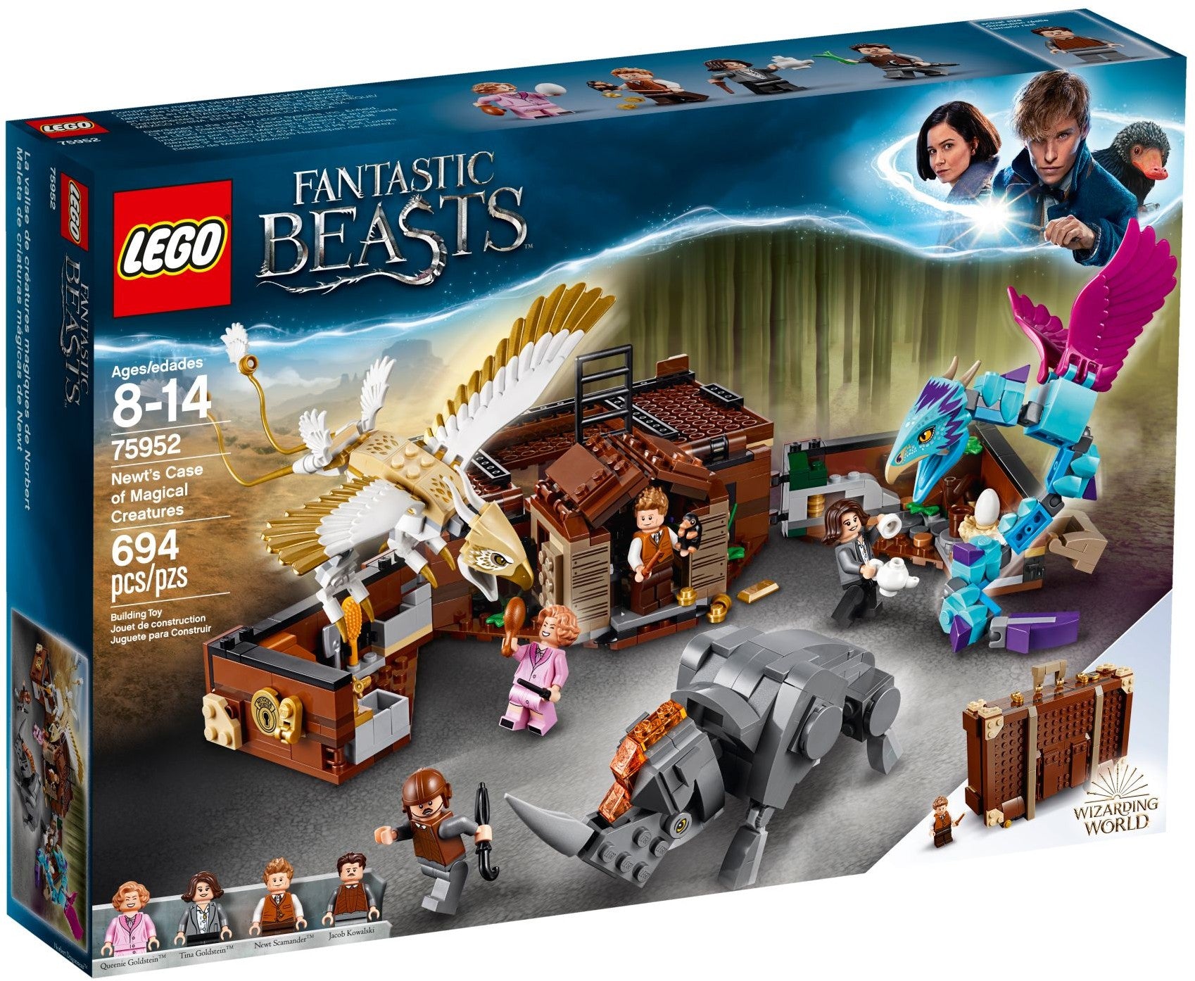 LEGO Fantastic Beasts Newts Koffer der magischen Kreaturen 75952