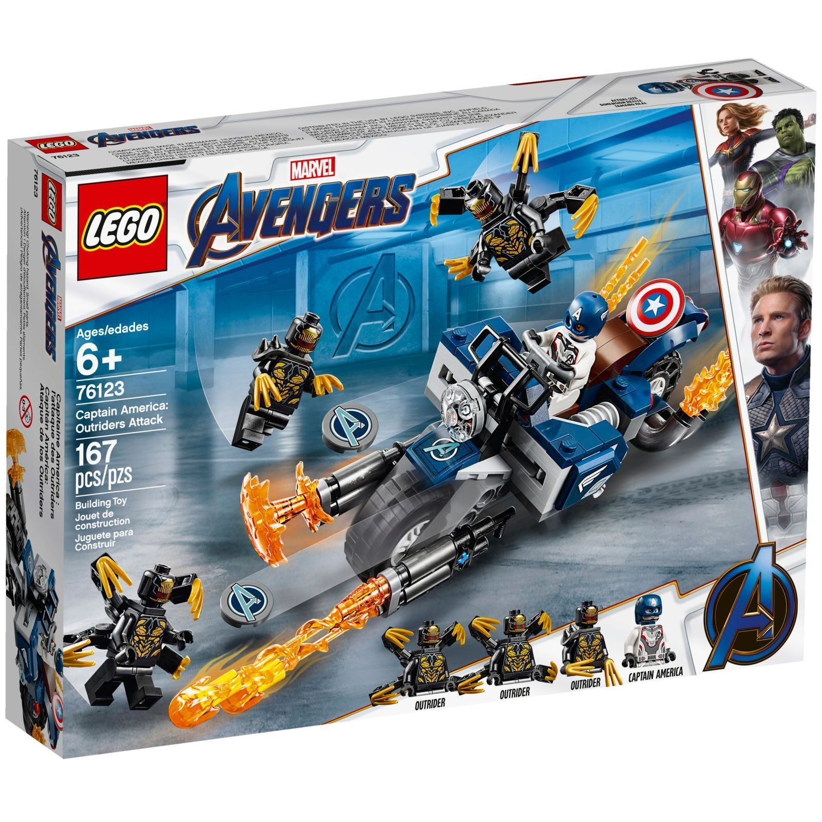 Lego Marvel Captain America: Outrider-Attacke 76123