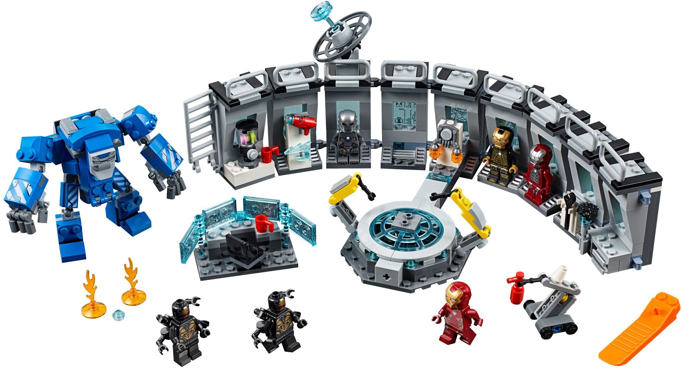 LEGO Marvel Iron Mans atelier 76125