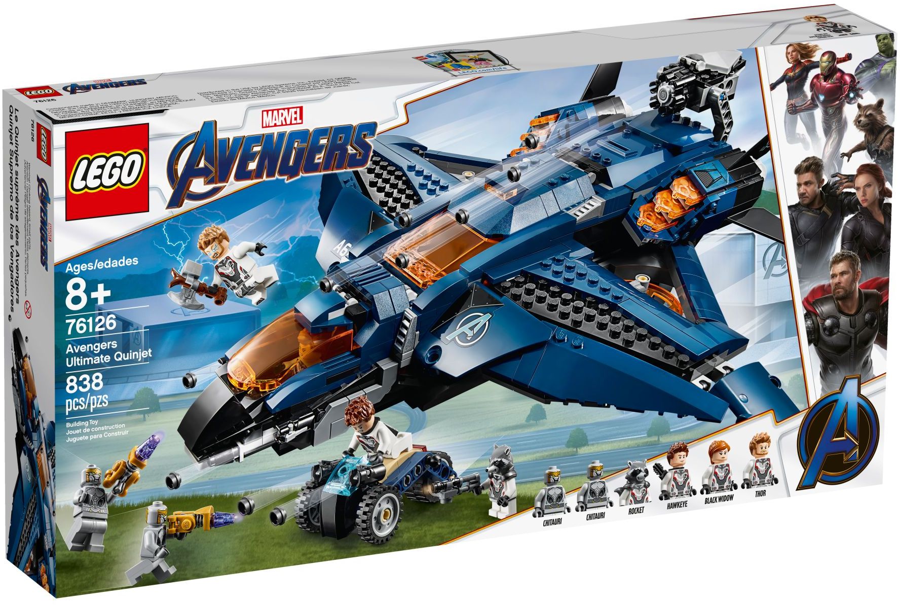 LEGO Marvel Super Heroes Ultimativer Avengers Quinjet 76126