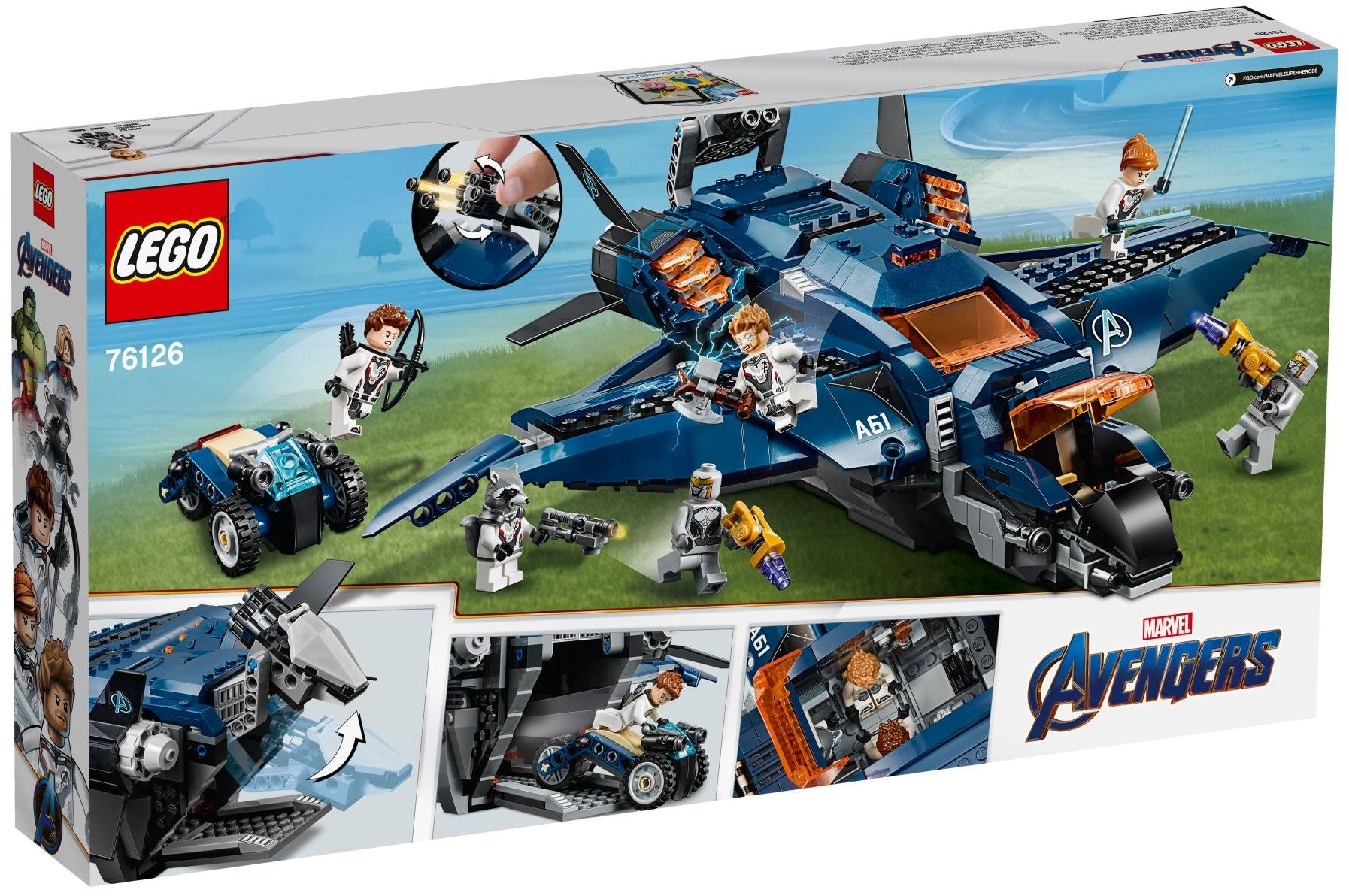 LEGO Marvel Super Heroes Ultimativer Avengers Quinjet 76126
