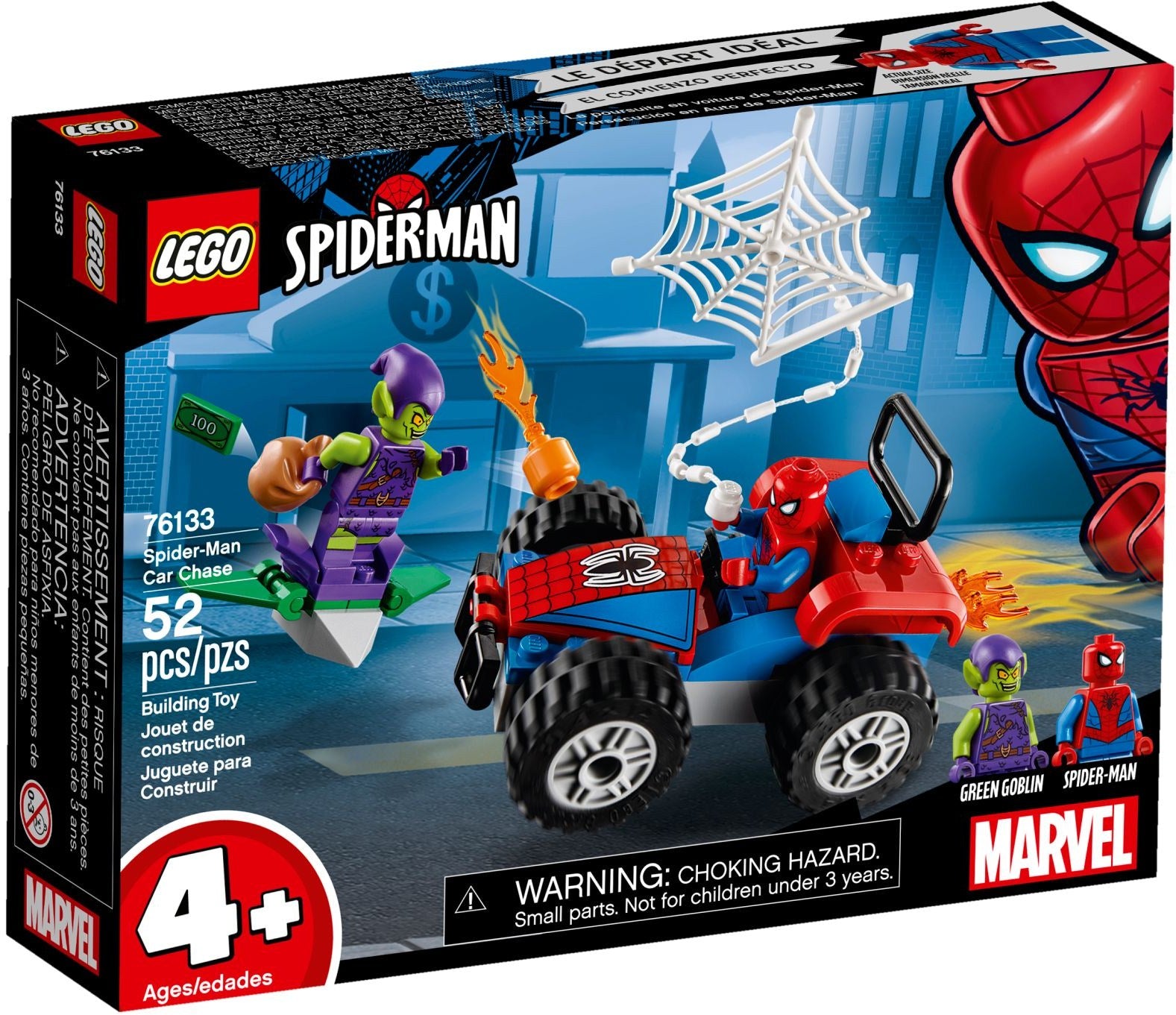 <transcy>LEGO Super Heroes Spider-Man Poursuite 76133</transcy>