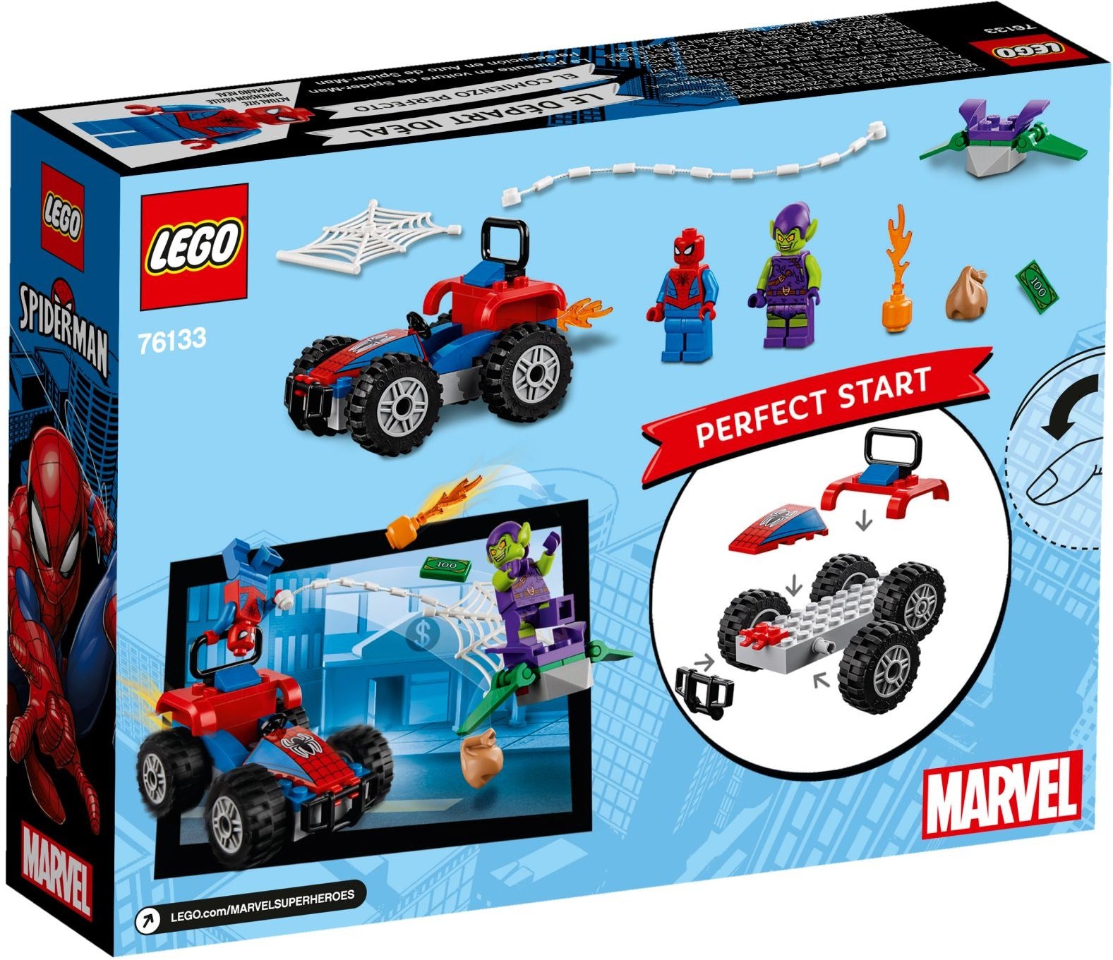 <transcy>LEGO Super Heroes Spider-Man Poursuite 76133</transcy>