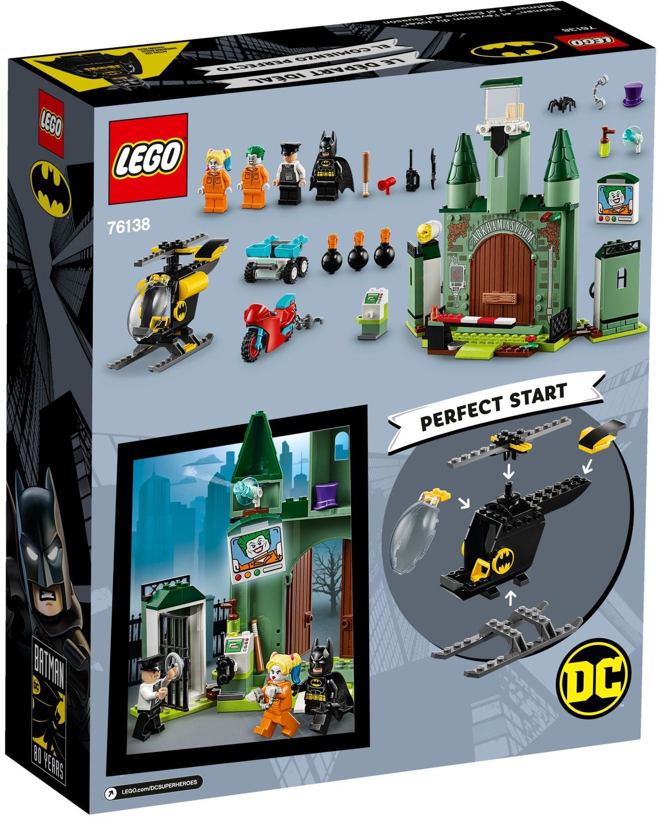 LEGO DC Comics Super Heroes Joker auf der Flucht und Batman 76138