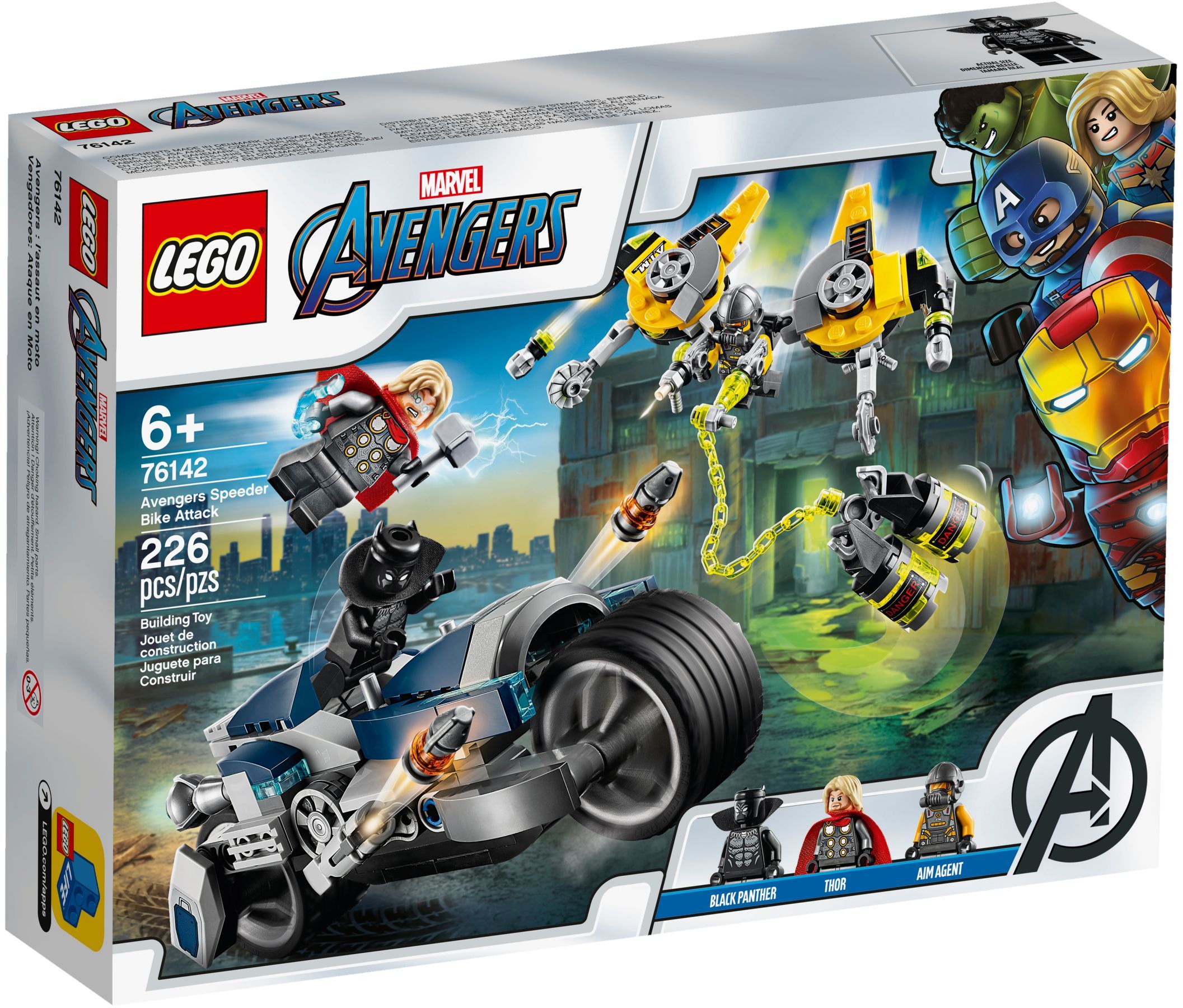 LEGO® Marvel Super Heroes Avengers Speeder Bike Attack 76142