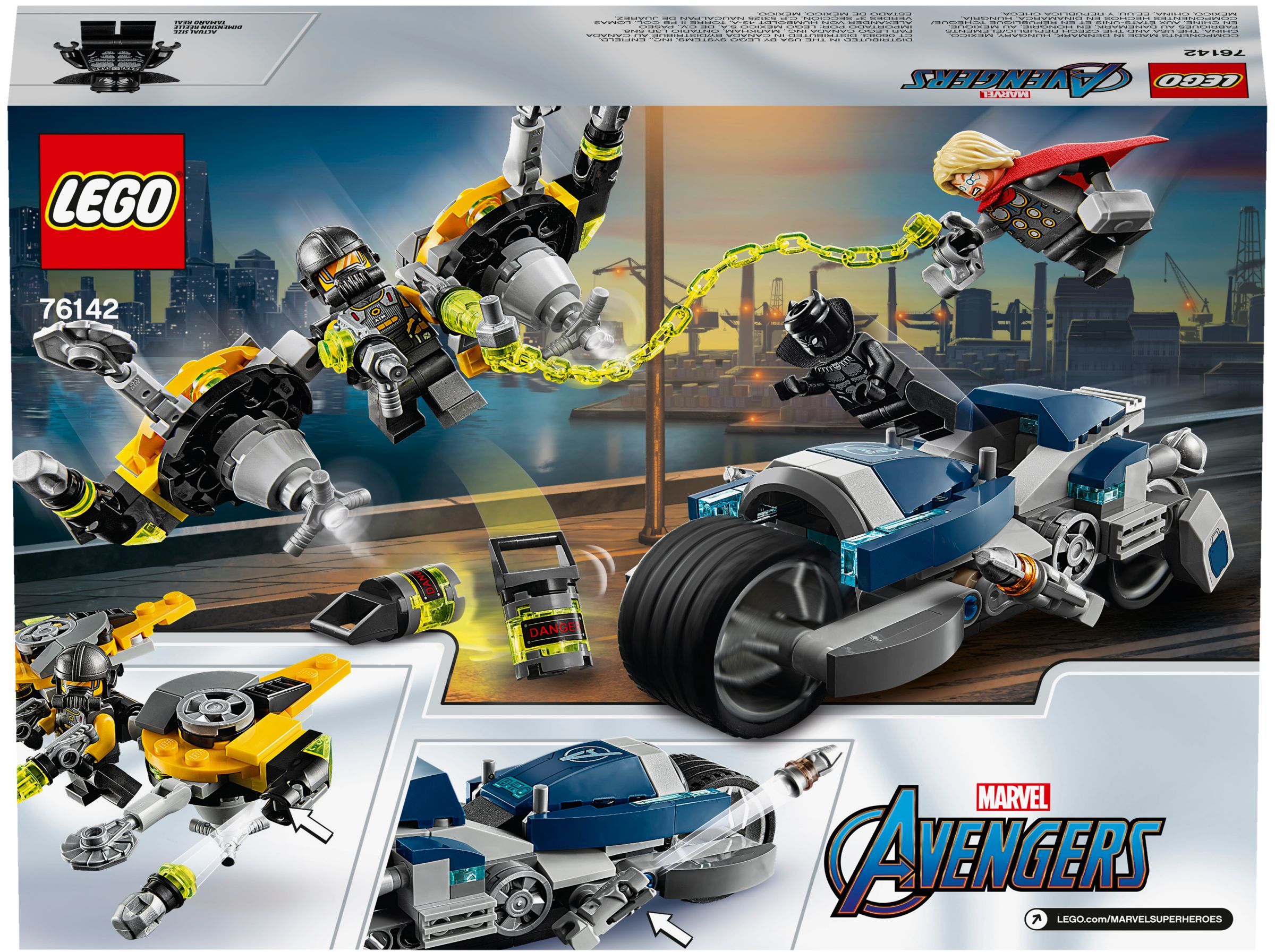 LEGO® Marvel Super Heroes Avengers Speeder Bike Attack 76142