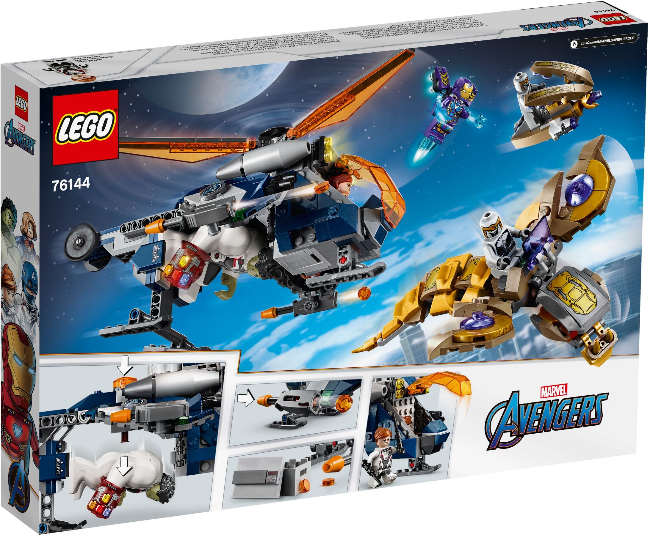 LEGO Marvel Super Heroes Sauvetage en hélicoptère 76144