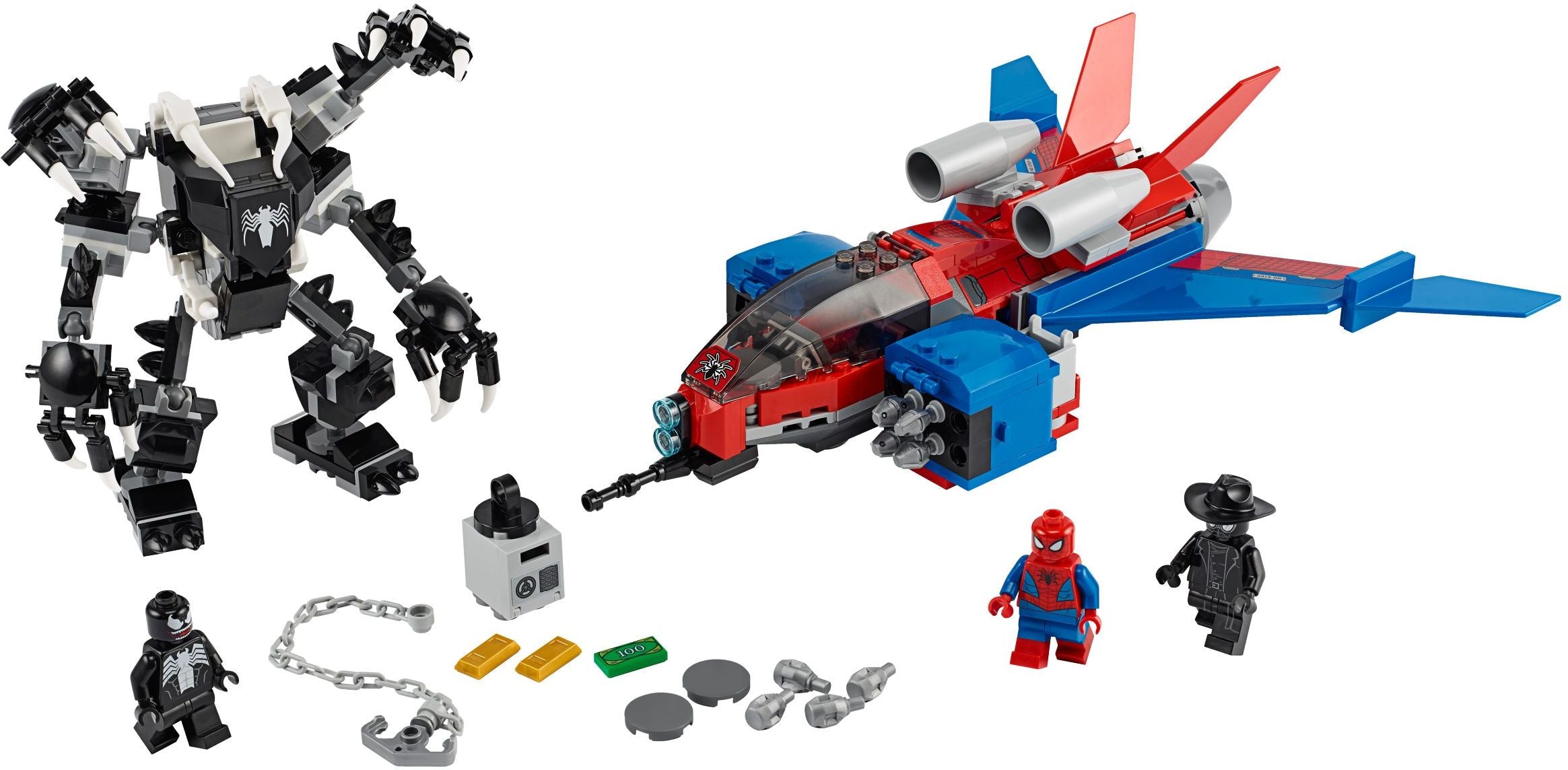LEGO® Marvel Spiderjet contre Venom Mech 76150