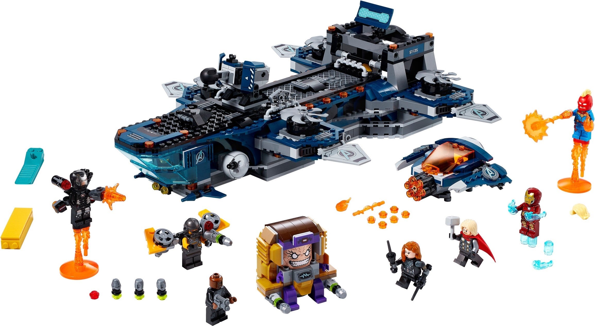 LEGO Marvel Super Heroes L'héliporteur des Avengers 76153