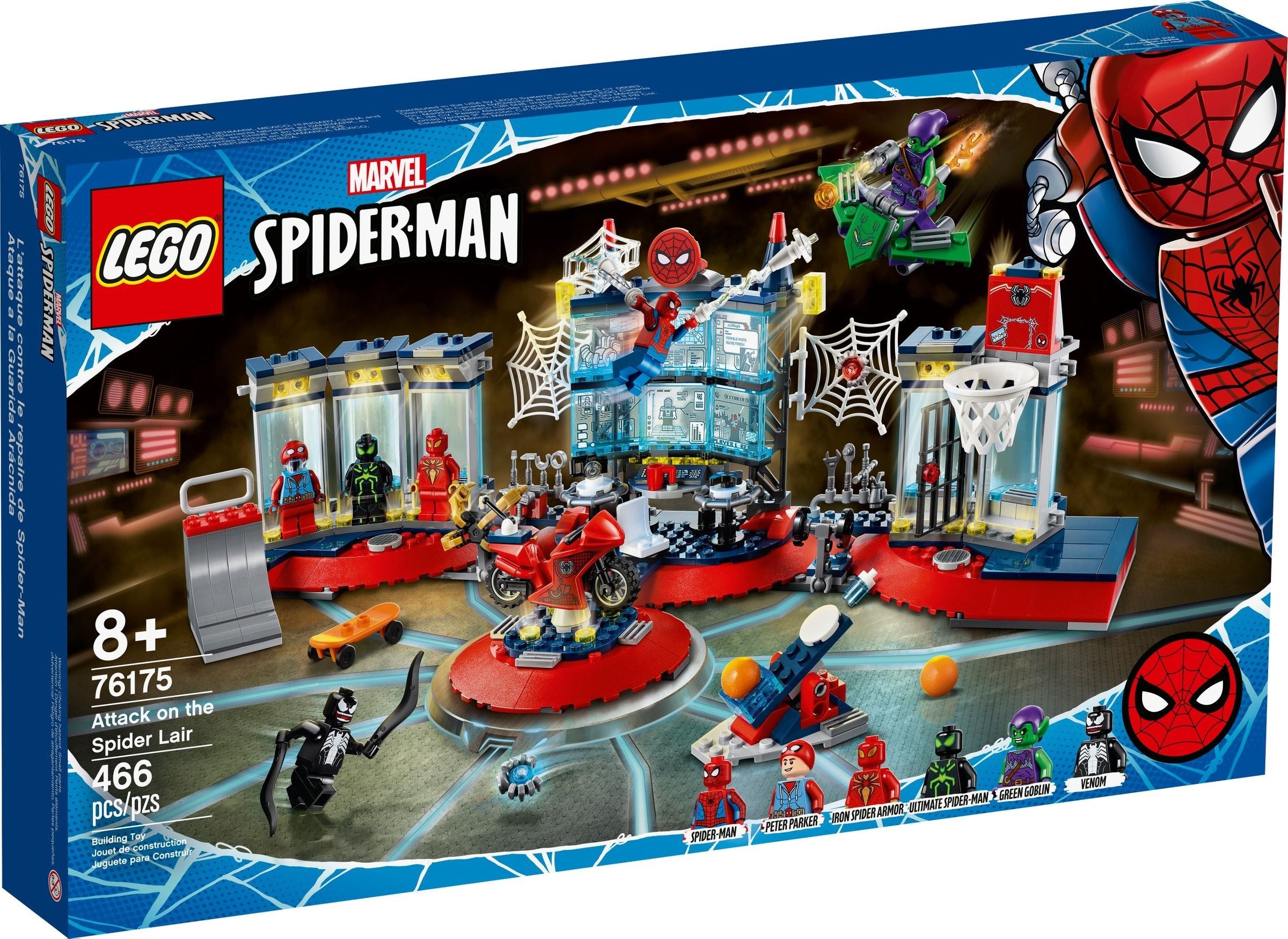 <transcy>LEGO Marvel Super Heroes Attaque du repaire de Spider-Man 76175</transcy>