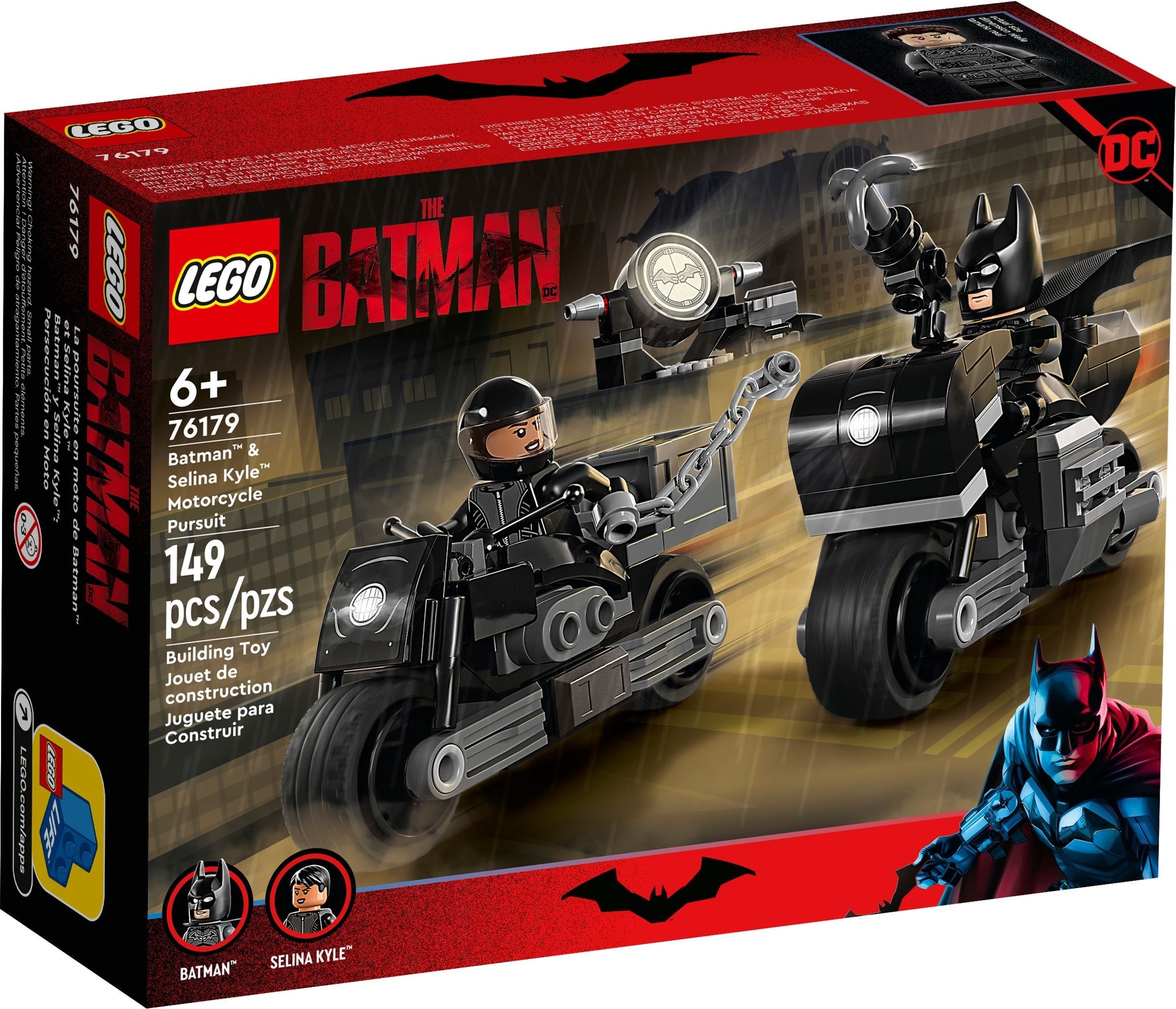 LEGO DC Comics Super Heroes Batman & Selina Kyle: Verfolgungsjagd auf dem Motorrad 76179