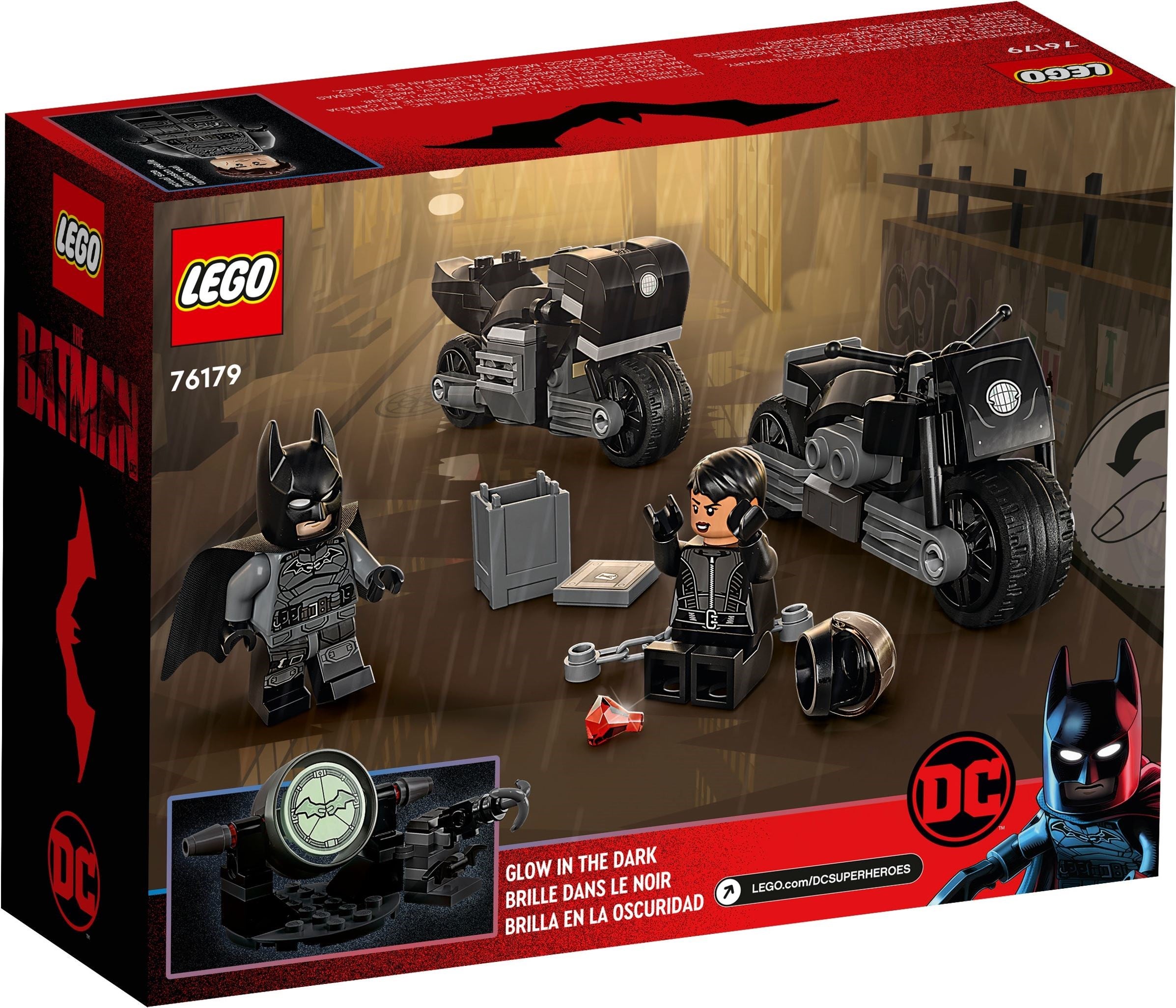 LEGO DC Comics Super Heroes Batman & Selina Kyle: Verfolgungsjagd auf dem Motorrad 76179