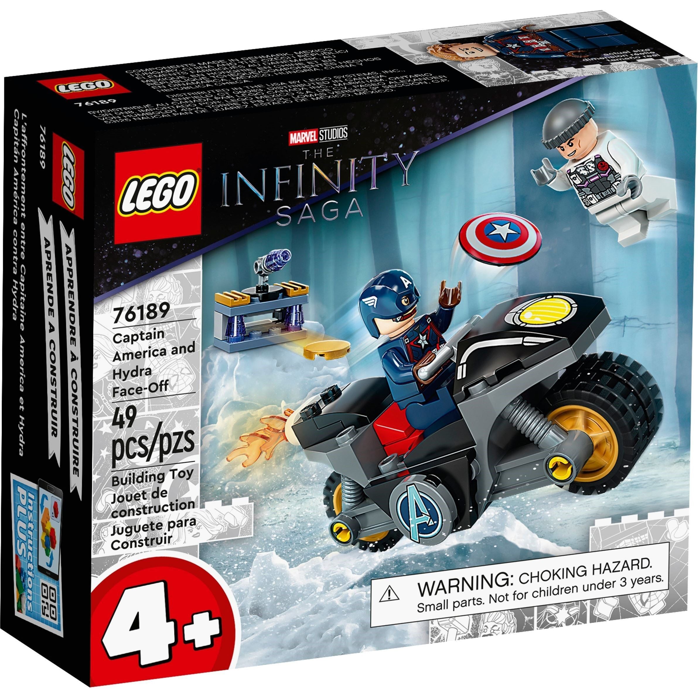 LEGO Marvel Super Heroes Duell zwischen Captain America und Hydra 76189