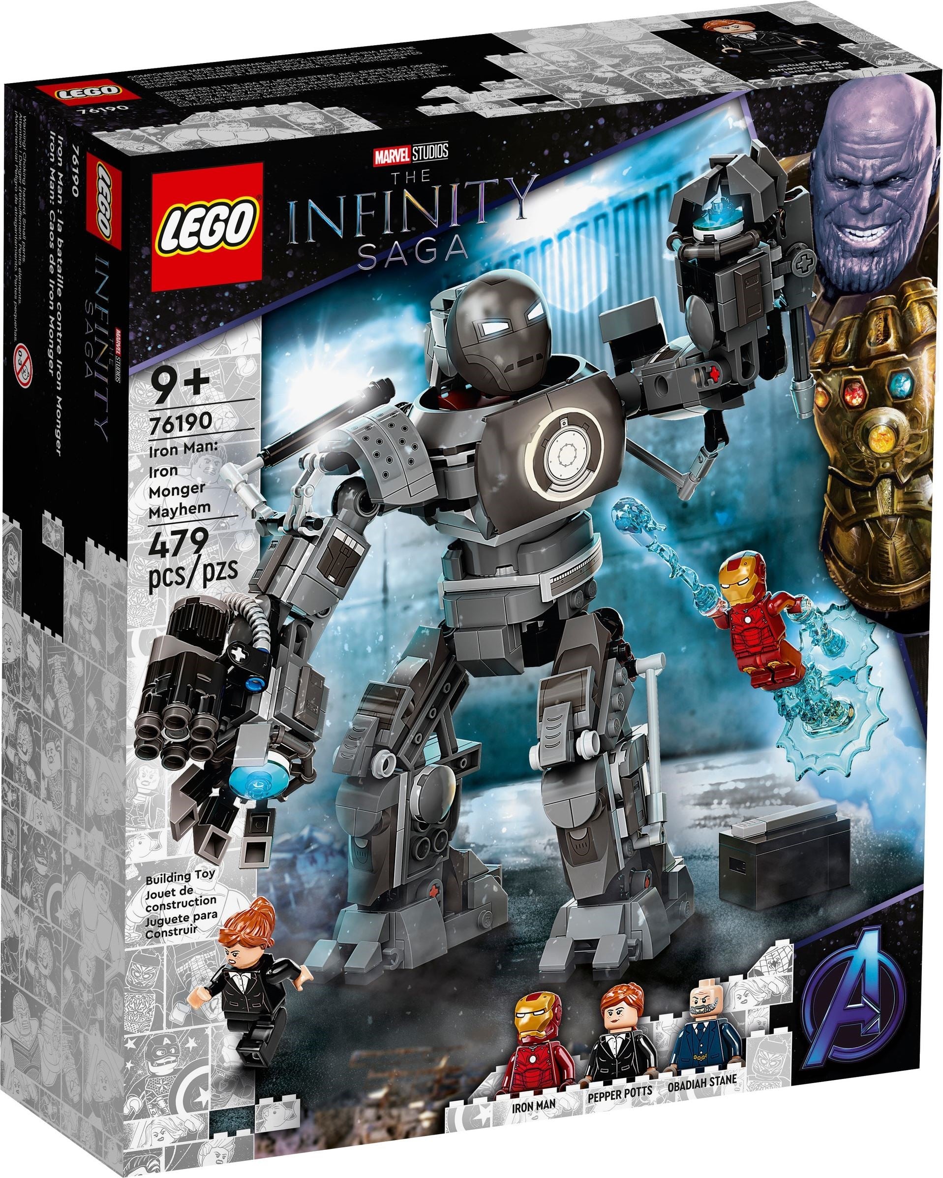 LEGO Marvel Super Heroes Iron Man et Iron Monger 76190