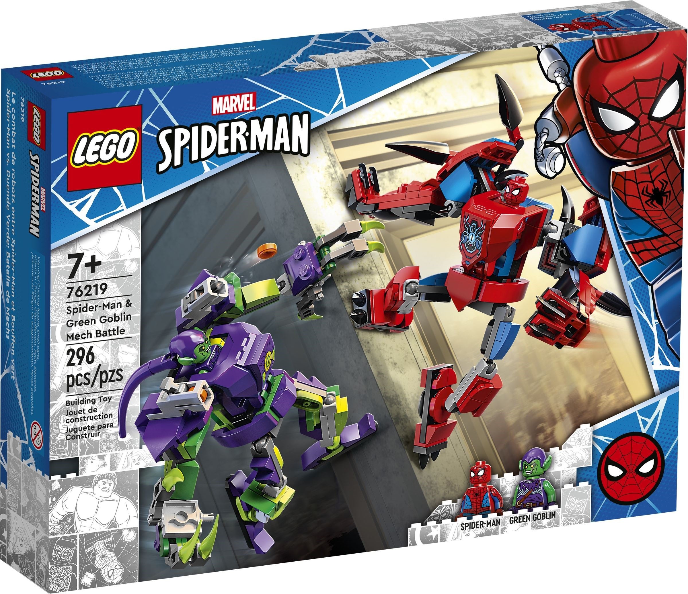 <transcy>LEGO Marvel Spider-Man et Green Goblins Mech Duel 76219</transcy>