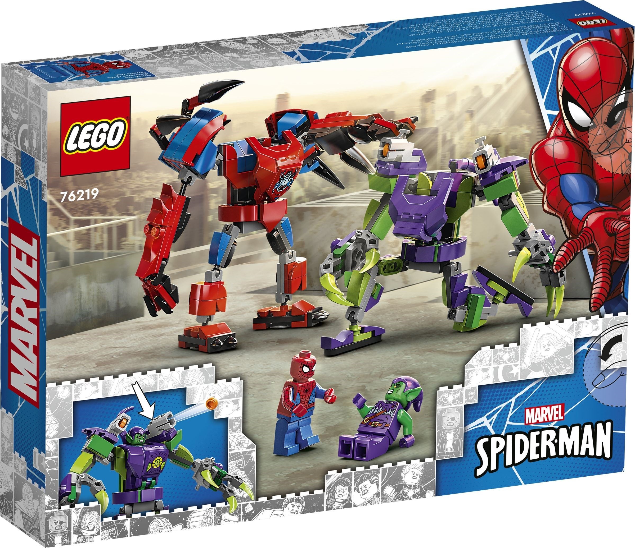 <transcy>LEGO Marvel Spider-Man et Green Goblins Mech Duel 76219</transcy>